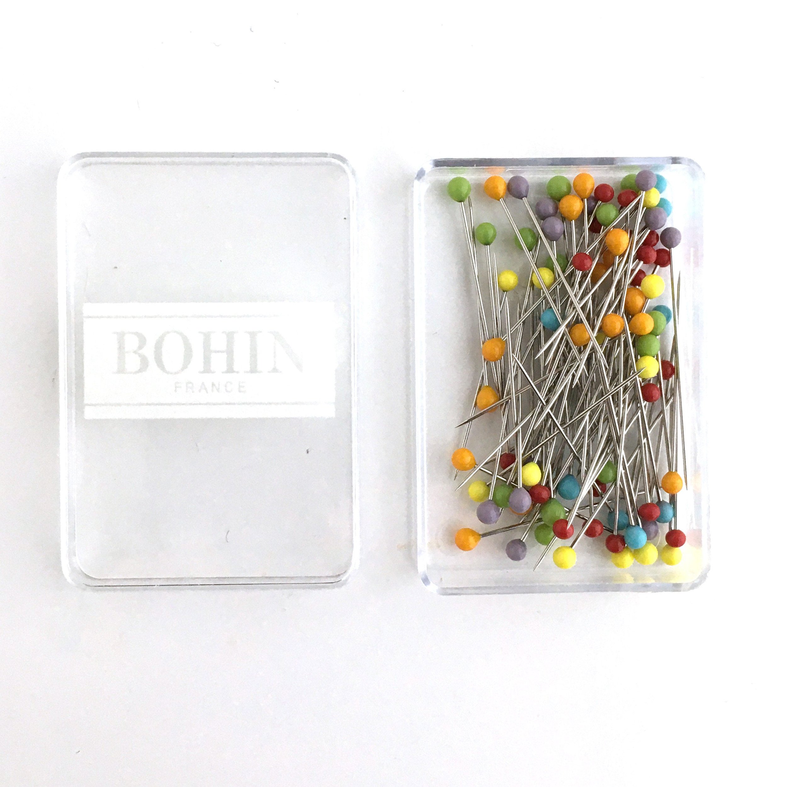 Bohin Murano Glass Head Pins in Multi-Color —