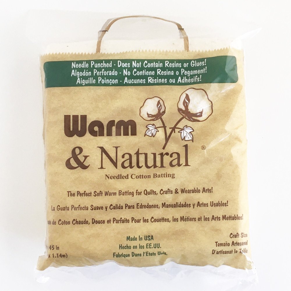 Craft Size Warm & Natural Unbleached Cotton Batting —