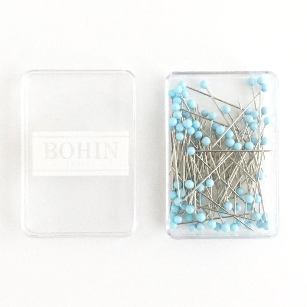 Bohin Extremely Fine 26611 Pins-Nickel-Plated Steel Set of 200 White