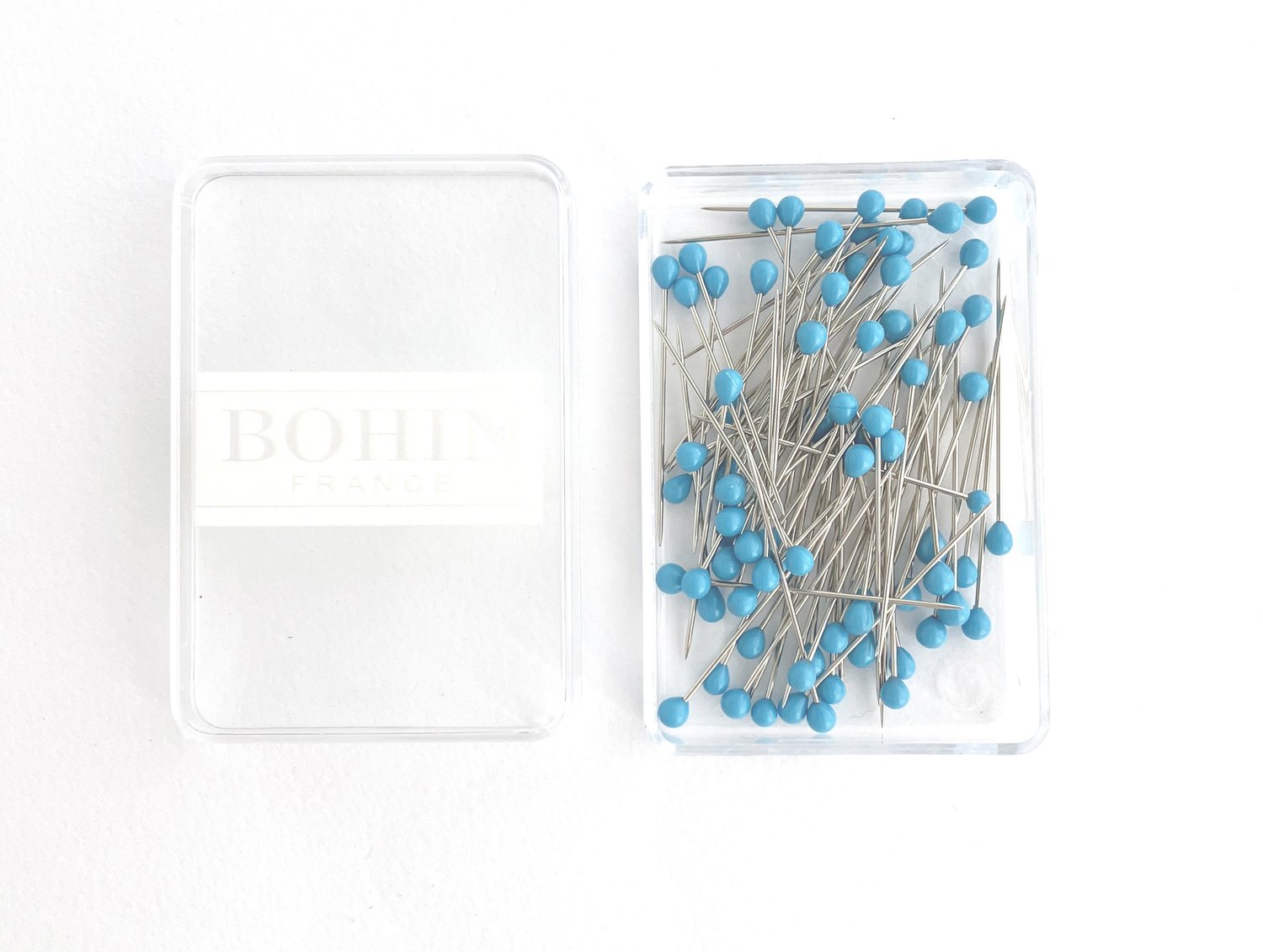 Bohin : Glass Head Pins – Bolt & Spool