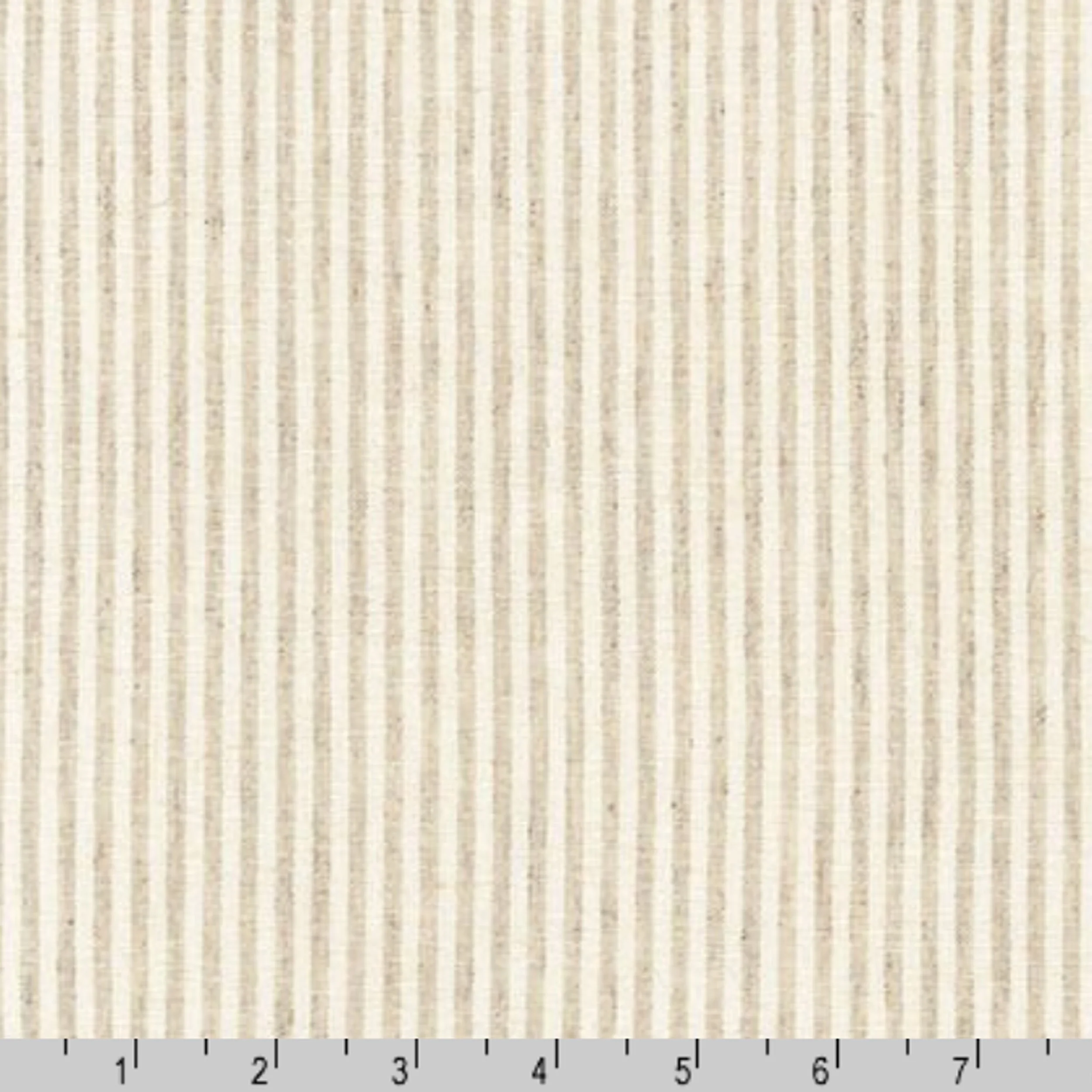 Essex Yarn Dyed Fabric in Natural Stripe —