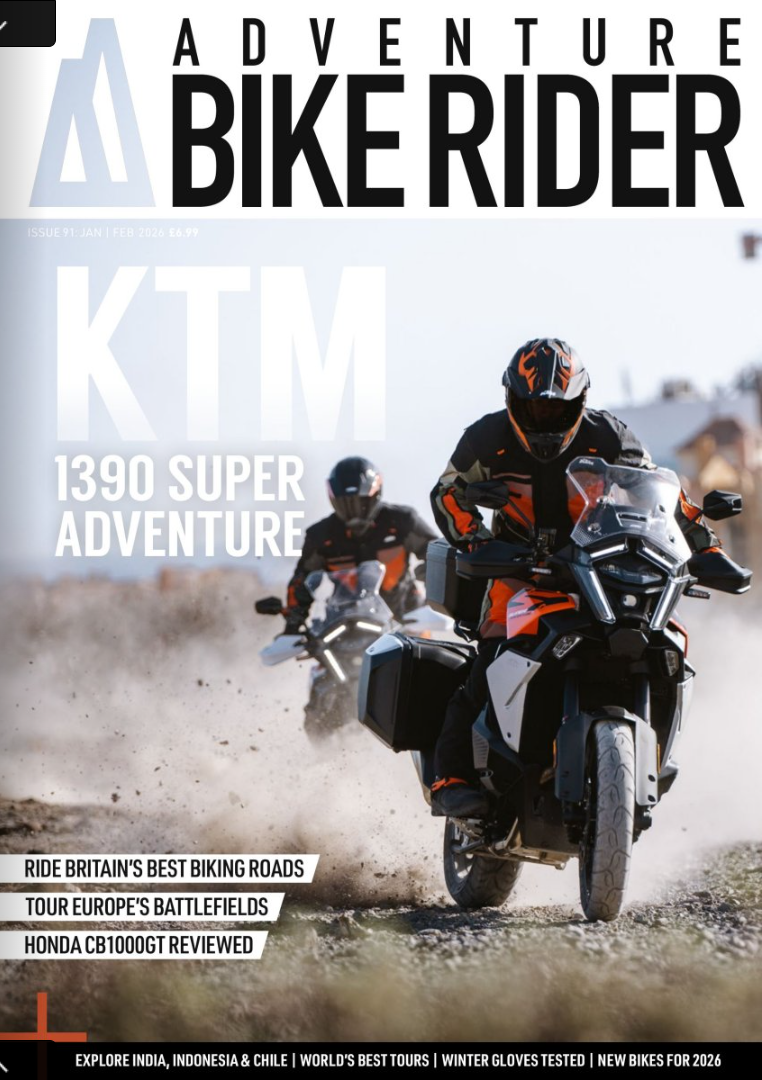 Chile: LIMPING TO THE END OF THE WORLD
-
Adventure Biker Rider - The UK Magazine for those who love to explore on two wheels - Issue 91