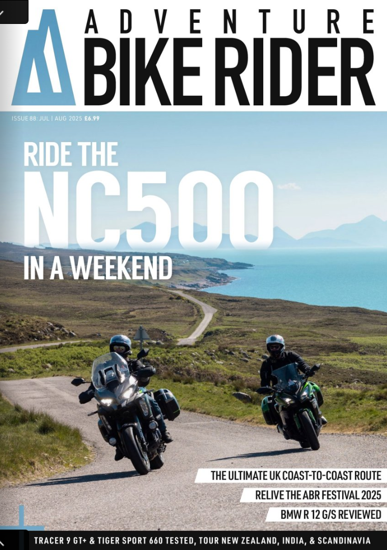 Bolivia: THE ROAD THAT DESTROYS MOTORCYCLES
-
Adventure Biker Rider - The UK Magazine for those who love to explore on two wheels - Issue 88