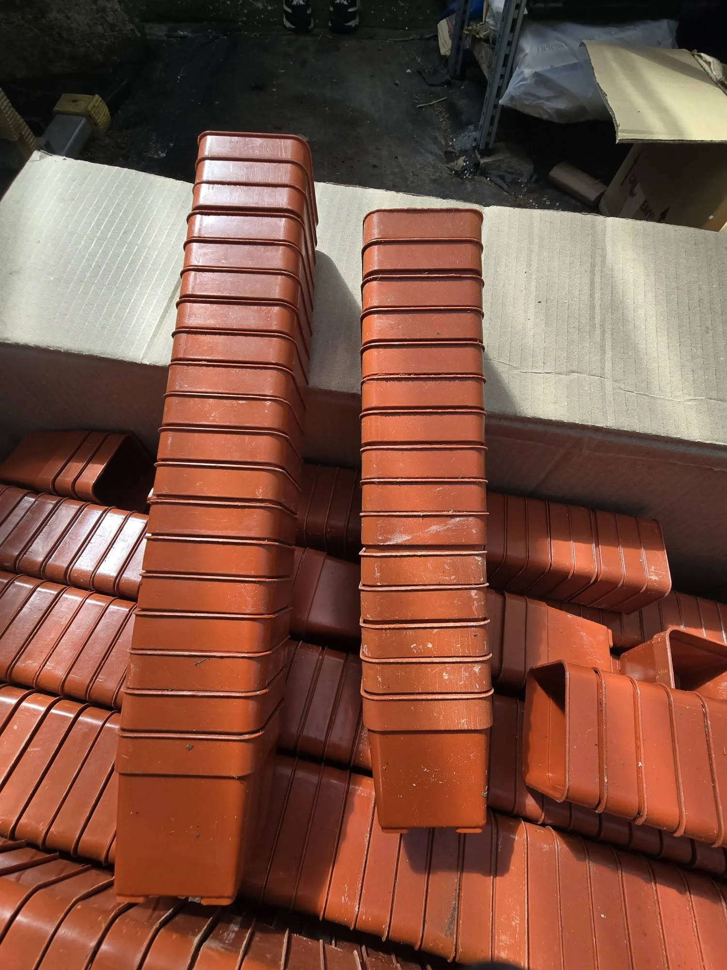 2inch Terracotta Square BEF pots - old stock