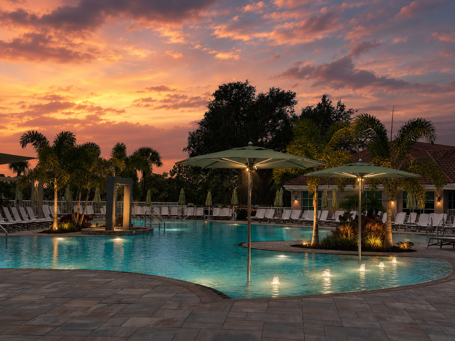 Country Club Resort Pool