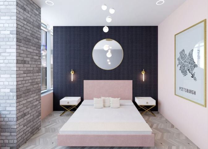 Hotel Room Design & Rendering