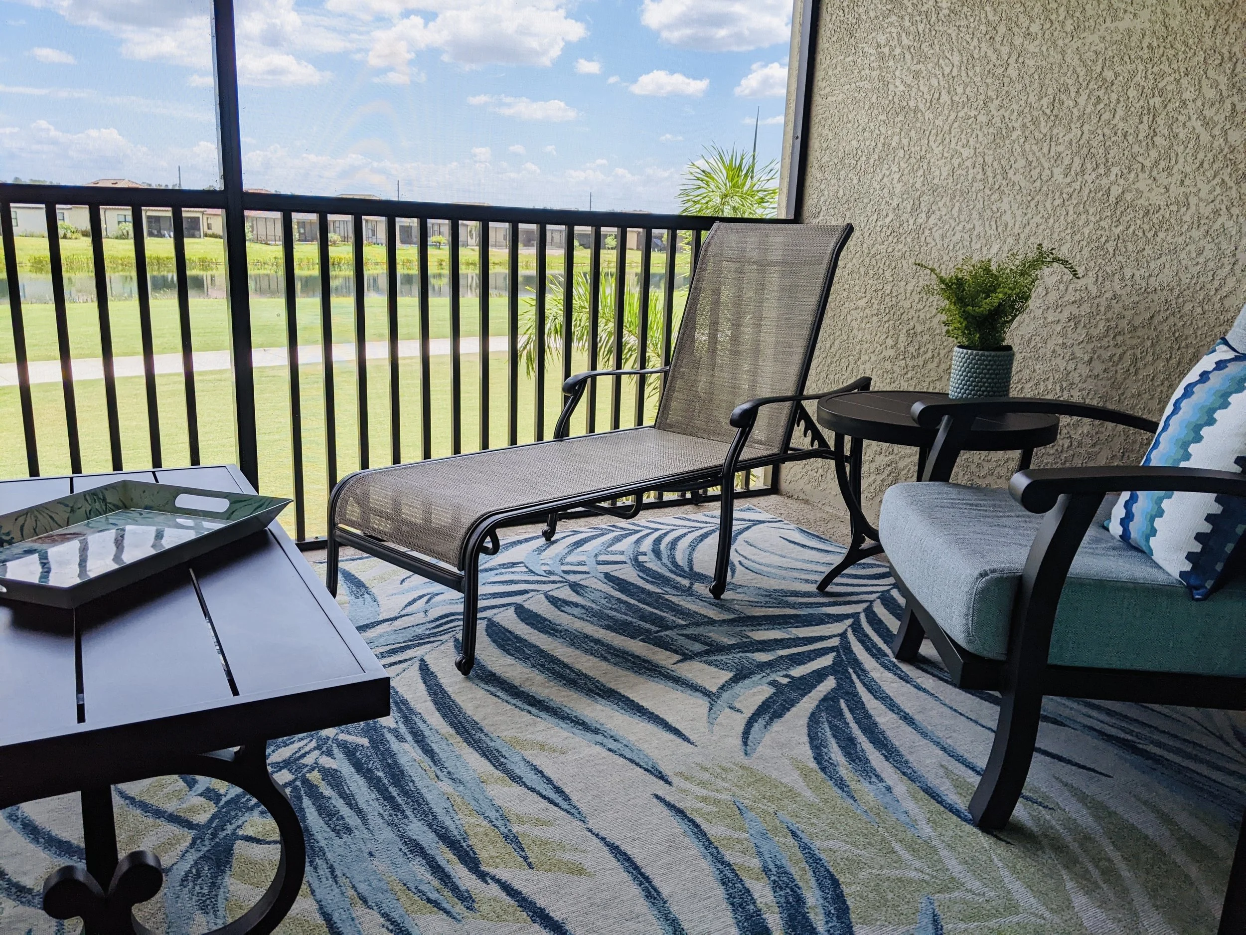 Back Lanai Overlooking Golf Course