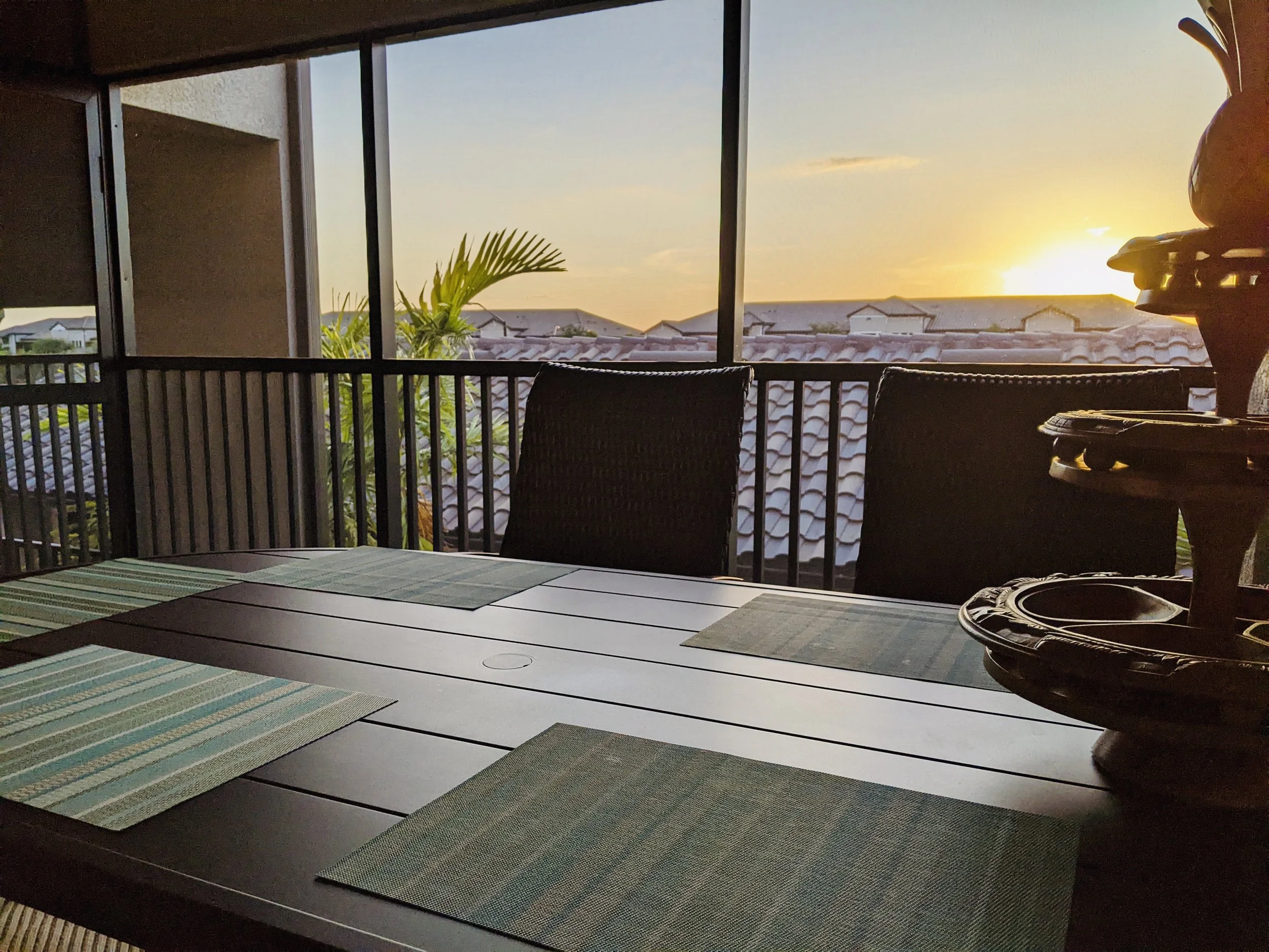 Sunset View From Front Lanai