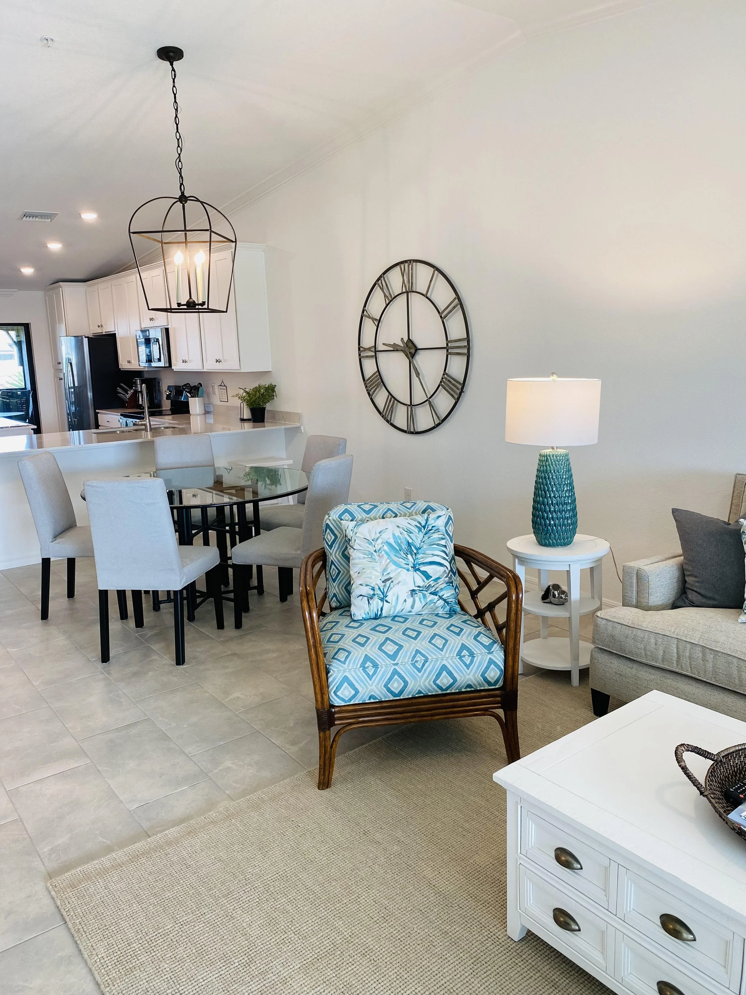 Living Room and Dining Room