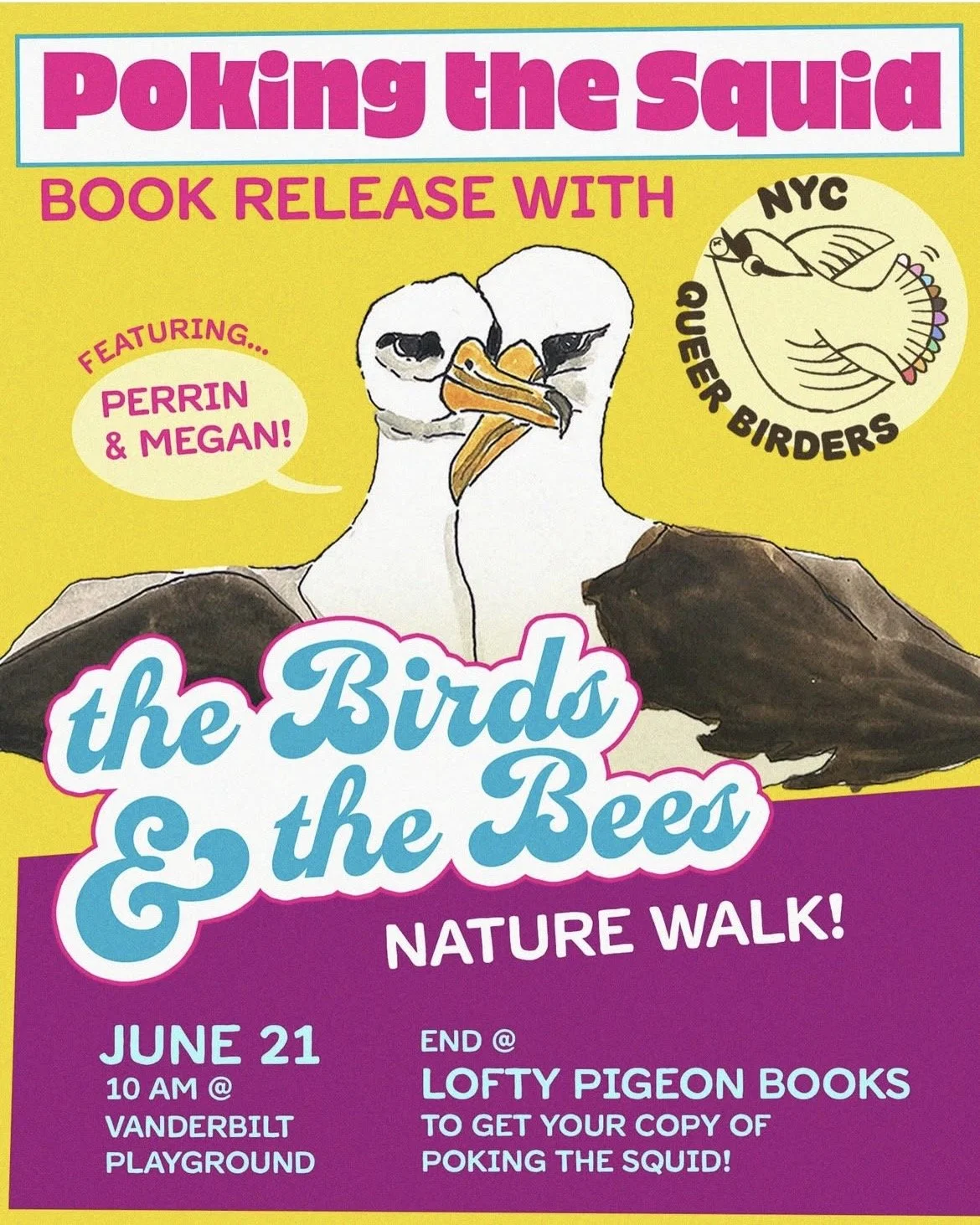 Birds and the Bees Nature Walk with NYC Queer Birders 