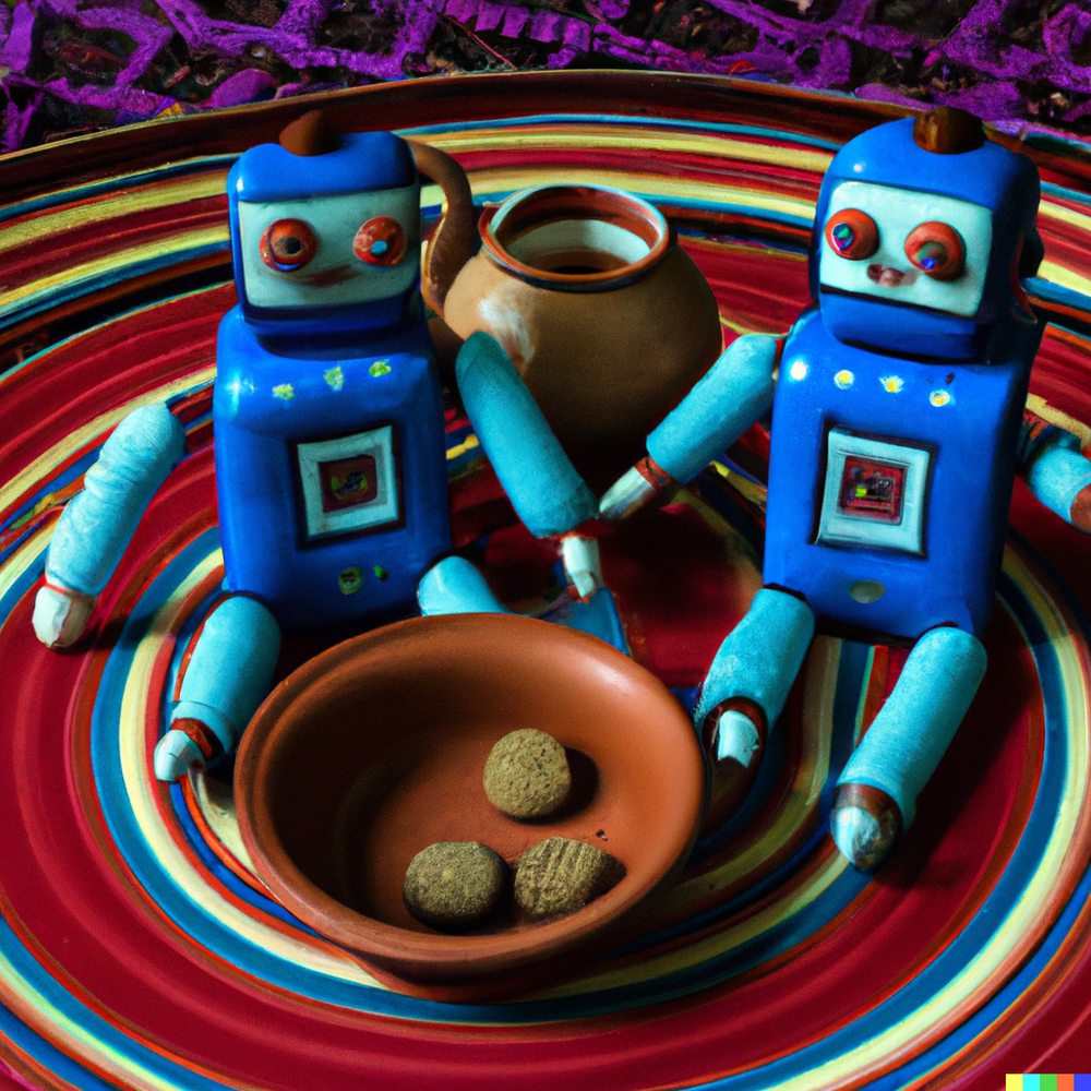 DALL·E 2022-08-14 07.47.11 - Mimbres pottery illustrating two robots enjoying a tea party .png