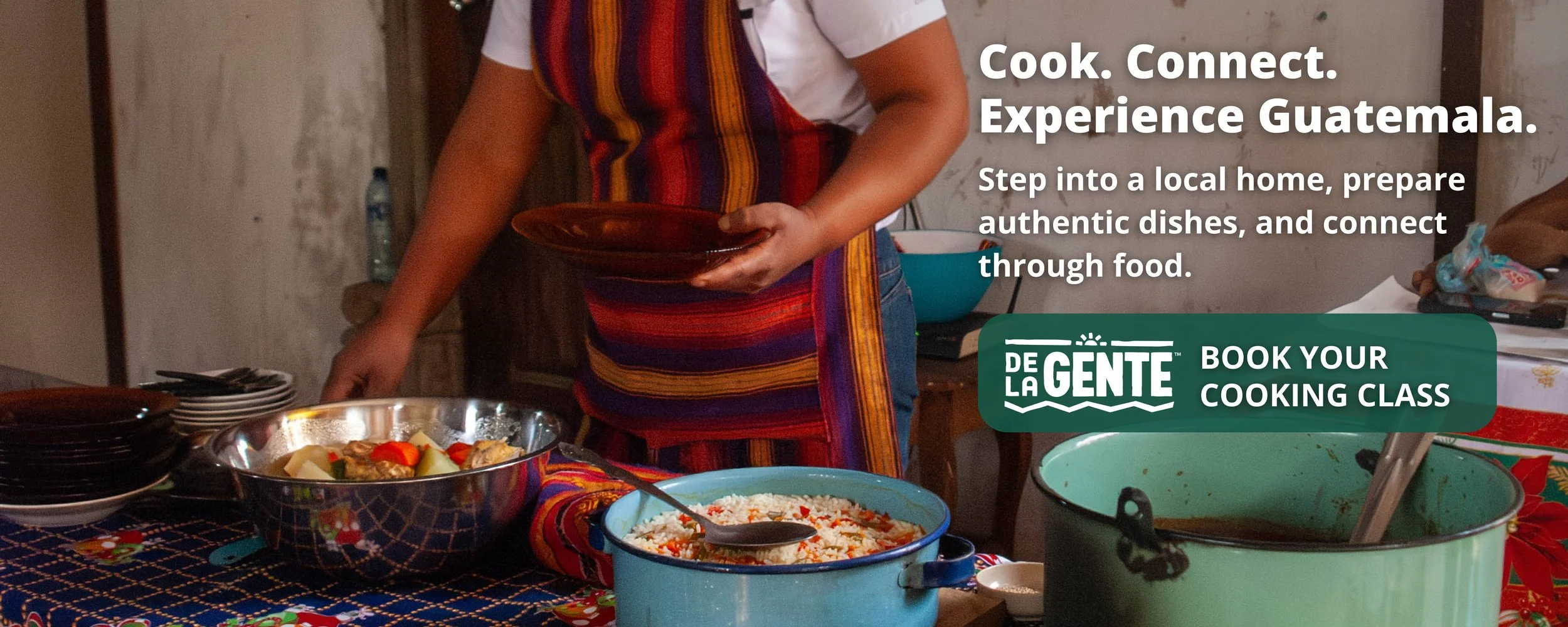 cooking class in Antigua Guatemala - pepian cooking class; community-based tourism