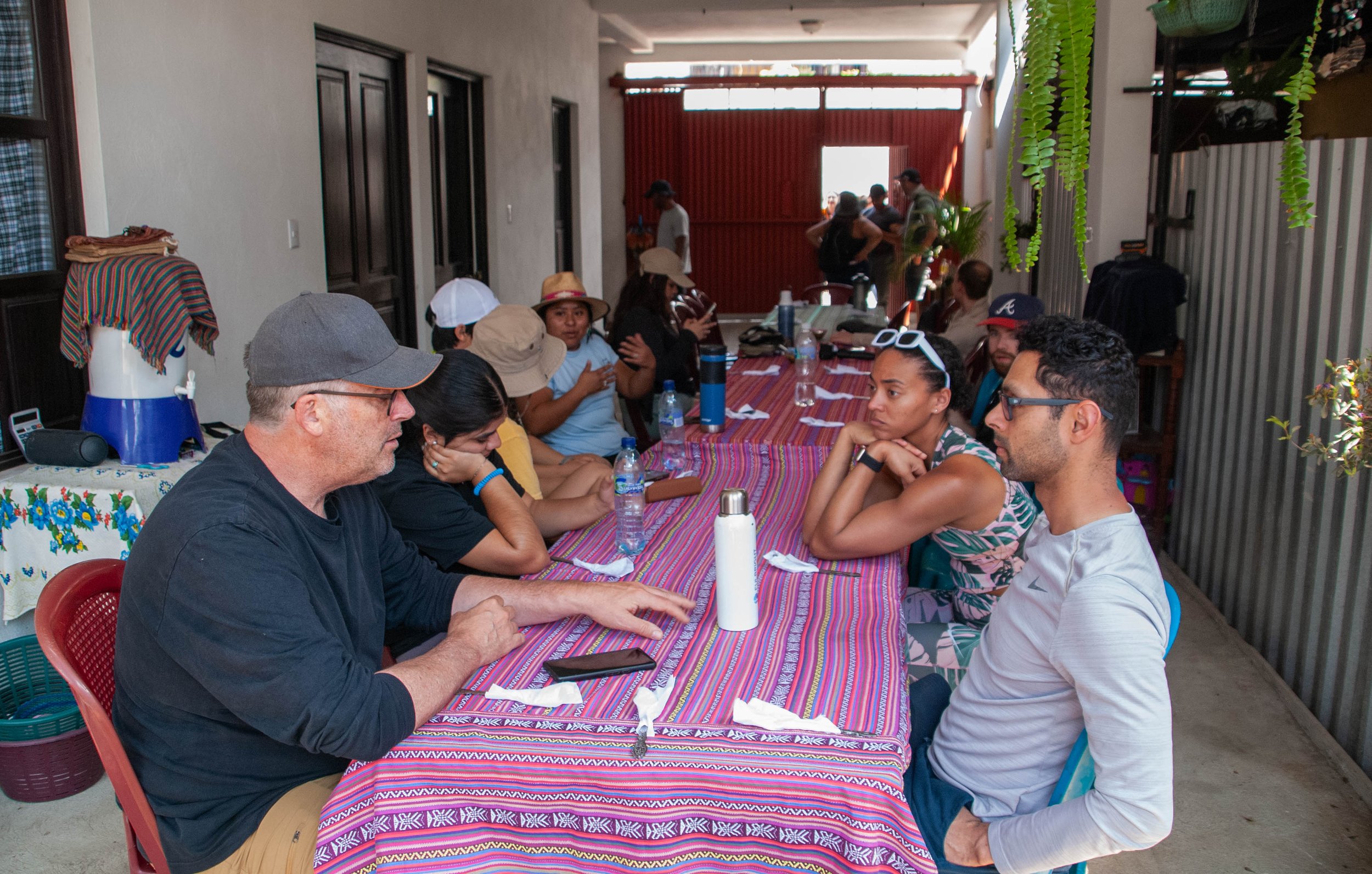 students and teachers at homestay in guatemala during a faculty-led program