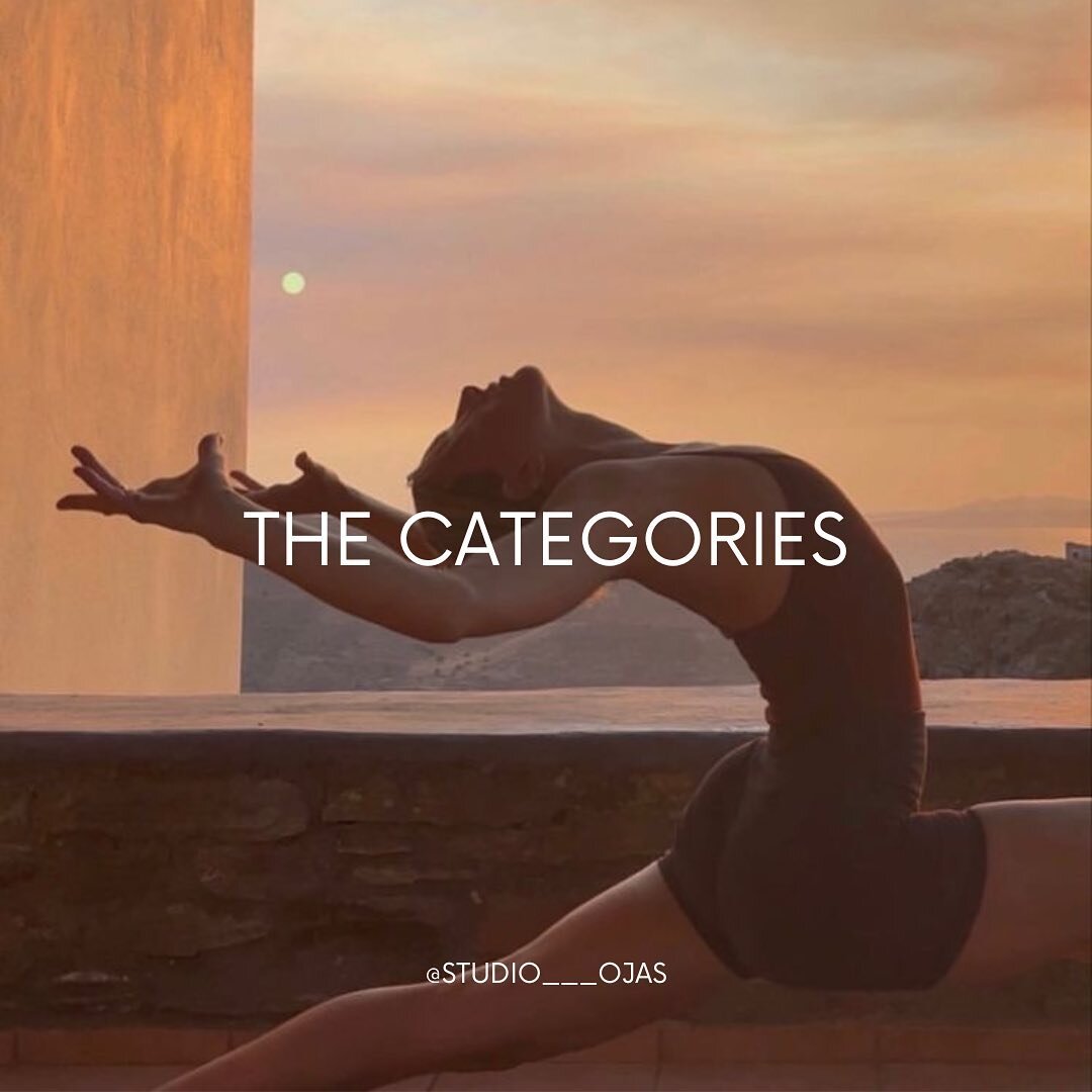 The three categories on our on-demand platform. 

MOVE - a giant library of movement classes to nourish the body from all angles. 

EAT - Ayurvedic recipes &amp; guides to help you feel balanced and well. 

BREATHE - Meditations and breathwork practi