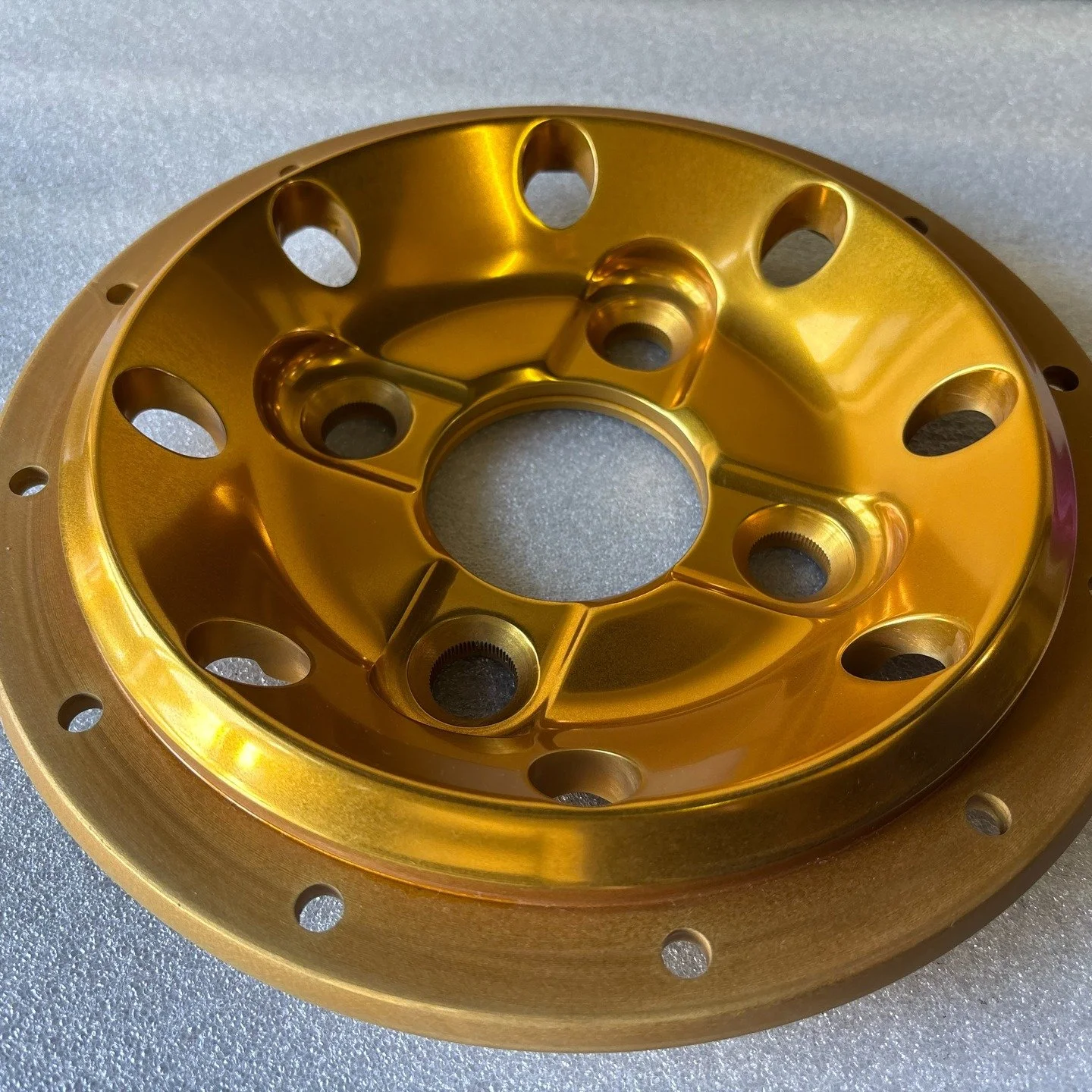 Colour matching: we are one of the few anodising plants in the country that will colour match your parts to supplied samples. These drift car wheel inners were expertly sanded and polished by @rkm_motorsport_and_engineering and then anodised to a dee