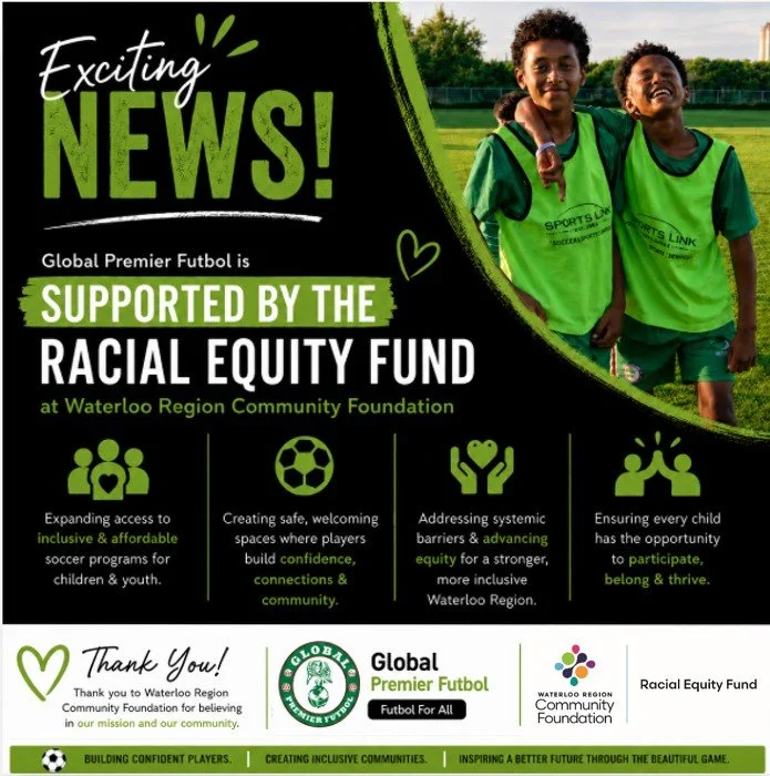Thank you to Waterloo Region Community Foundation for your unwavering support, believing in our mission and community.