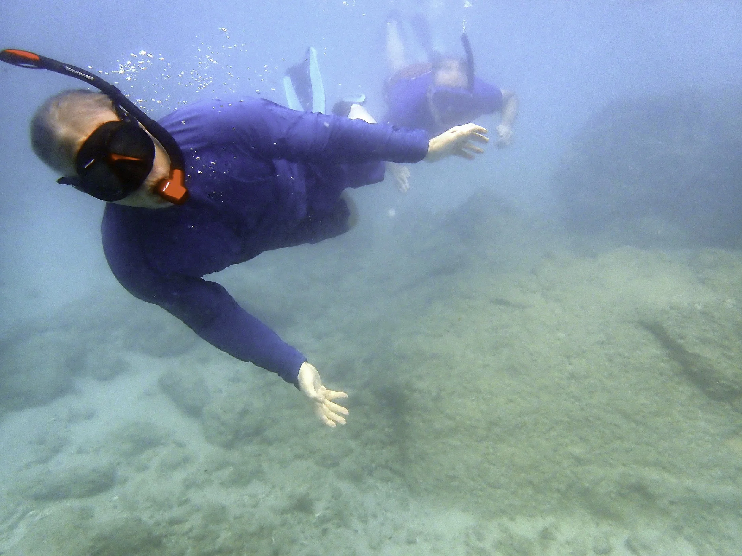 Snorkeling in the Jacques Cousteau reserve.  Pigeon Island 