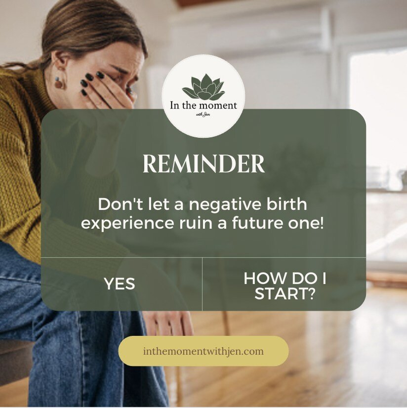 Don't let a negative birth experience ruin a future one! 😤

Did you have a traumatic pregnancy or birth experience? Do you find yourself feeling anxious or scared to have another child? You're not alone. I've been there before (a few times), and as 