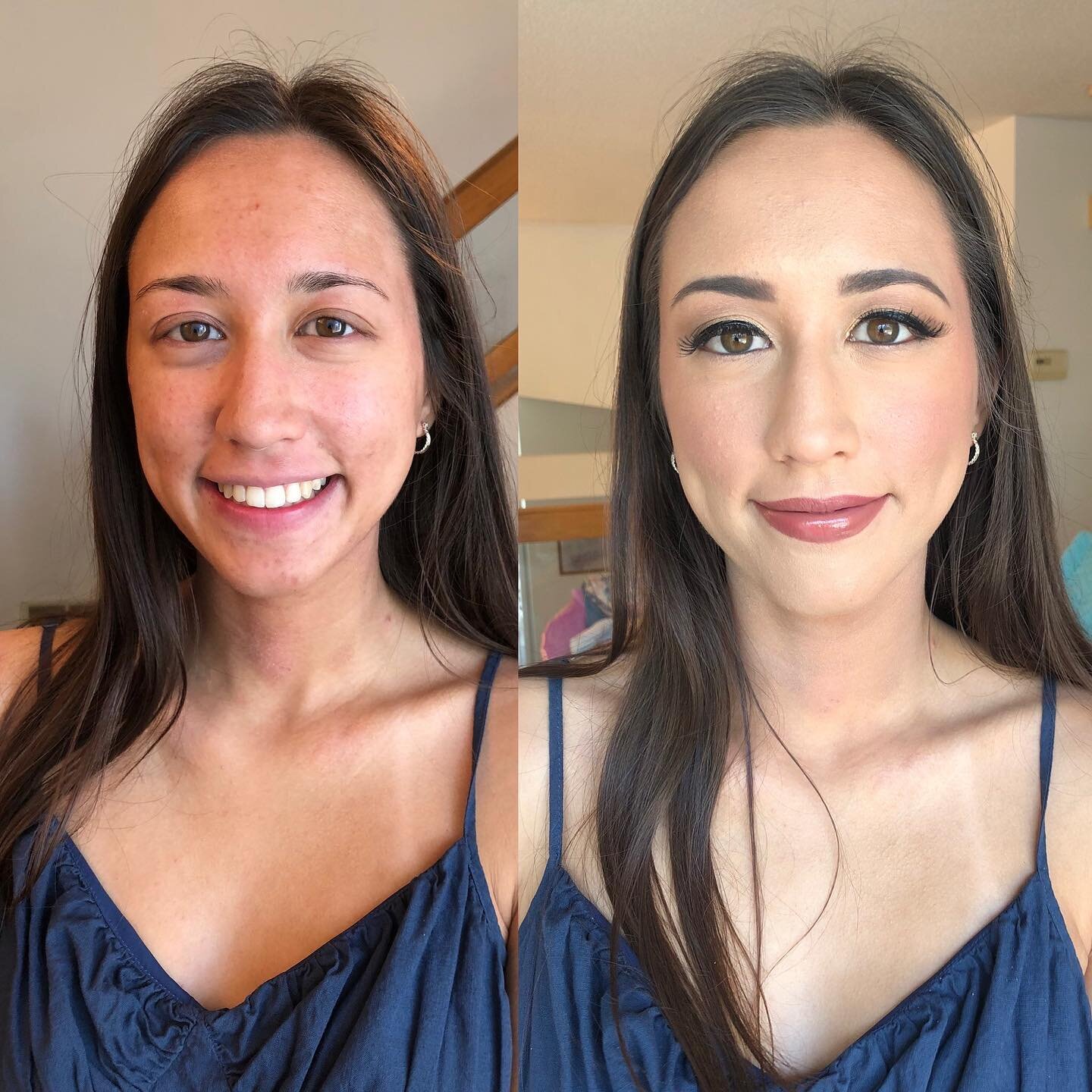 Absolutely gorgeous before &amp; after for her bridal trial 💕

For Inquiries-
HTTPS://www.makeupbycaitlin.com

https://www.facebook.com/makeupbycaitlinspah/

Instagram : @caitlinguillien_mua 

PRODUCTS USED
PUR 4 in 1 concealer, powder, visionary pa