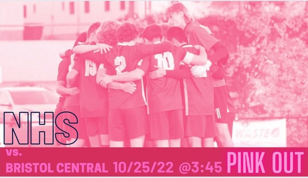 come support our pink out game today at 3:45!