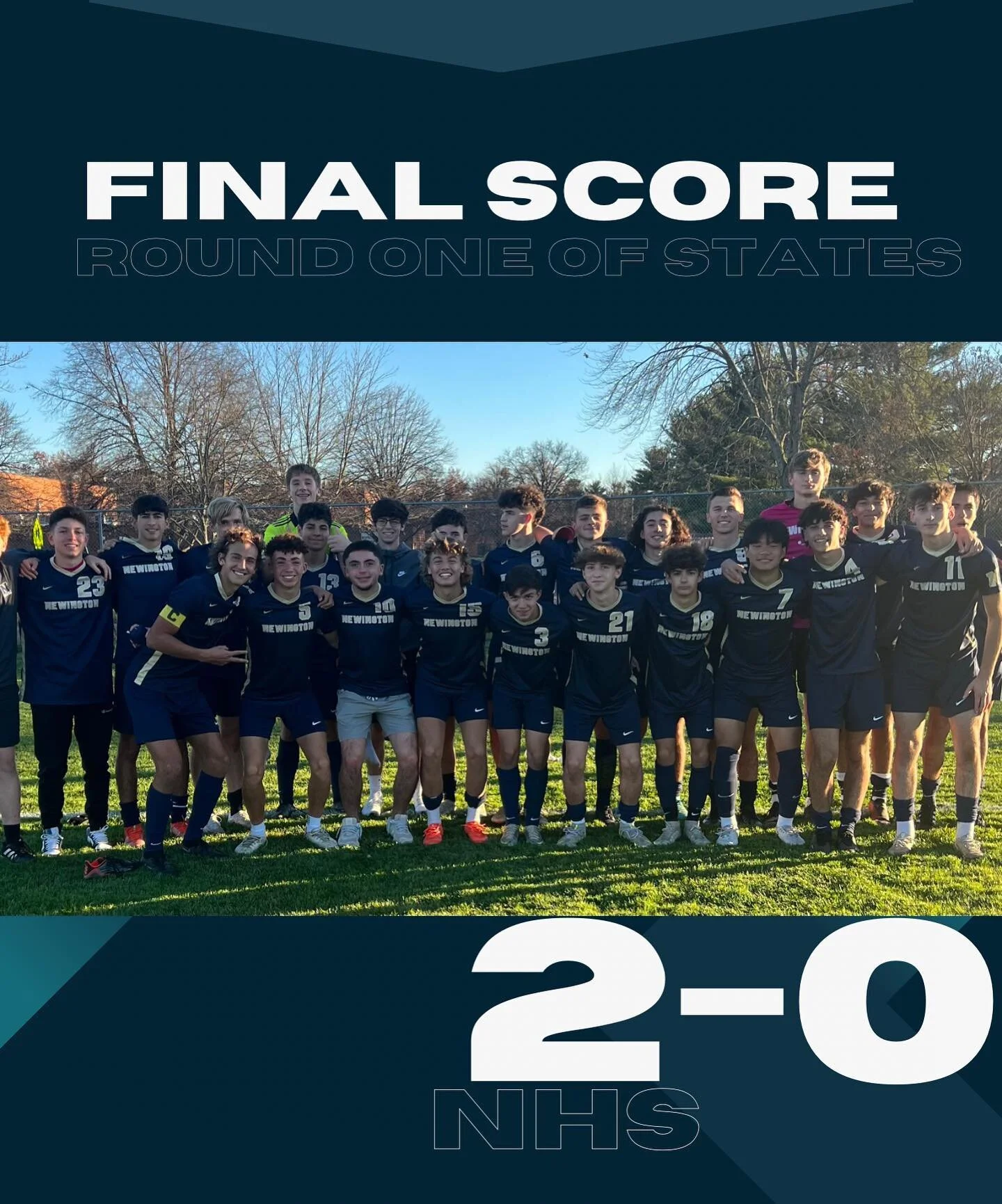 NHS boys soccer has made it to the next round of states! The boys played an excellent game ending in a score of 2-0. The goal scorers were Alen Mujic and Jack Stair. Congratulations to our varsity team for moving on!