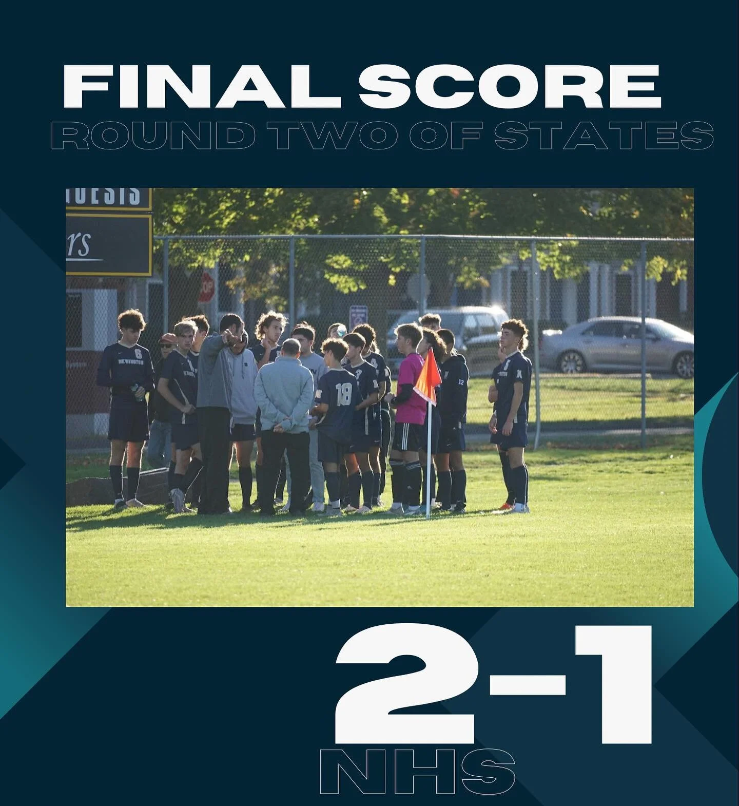 THE BOYS DID IT AGAIN! Finished off the second round of the state tournament at an amazing score of 2-1. They boys played a wonderful game and we&rsquo;ll be moving onto round 3!!!!