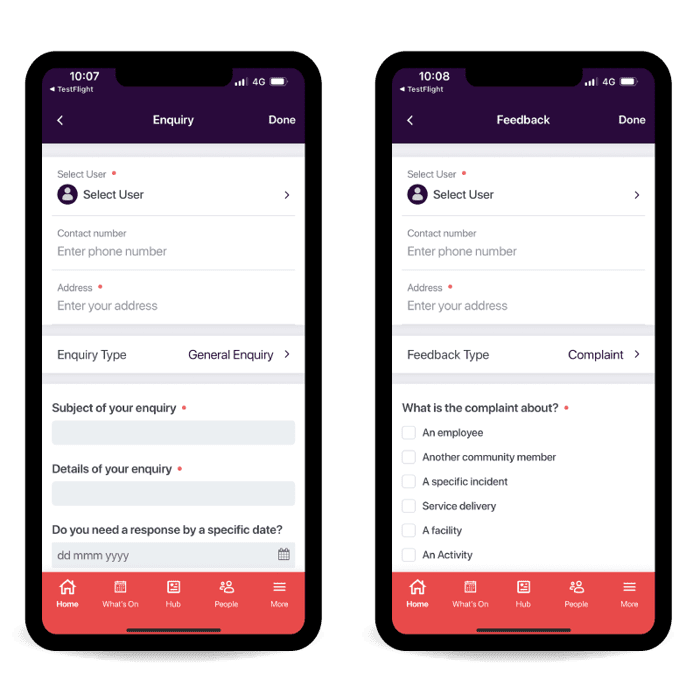 Manage general enquiries from your residents