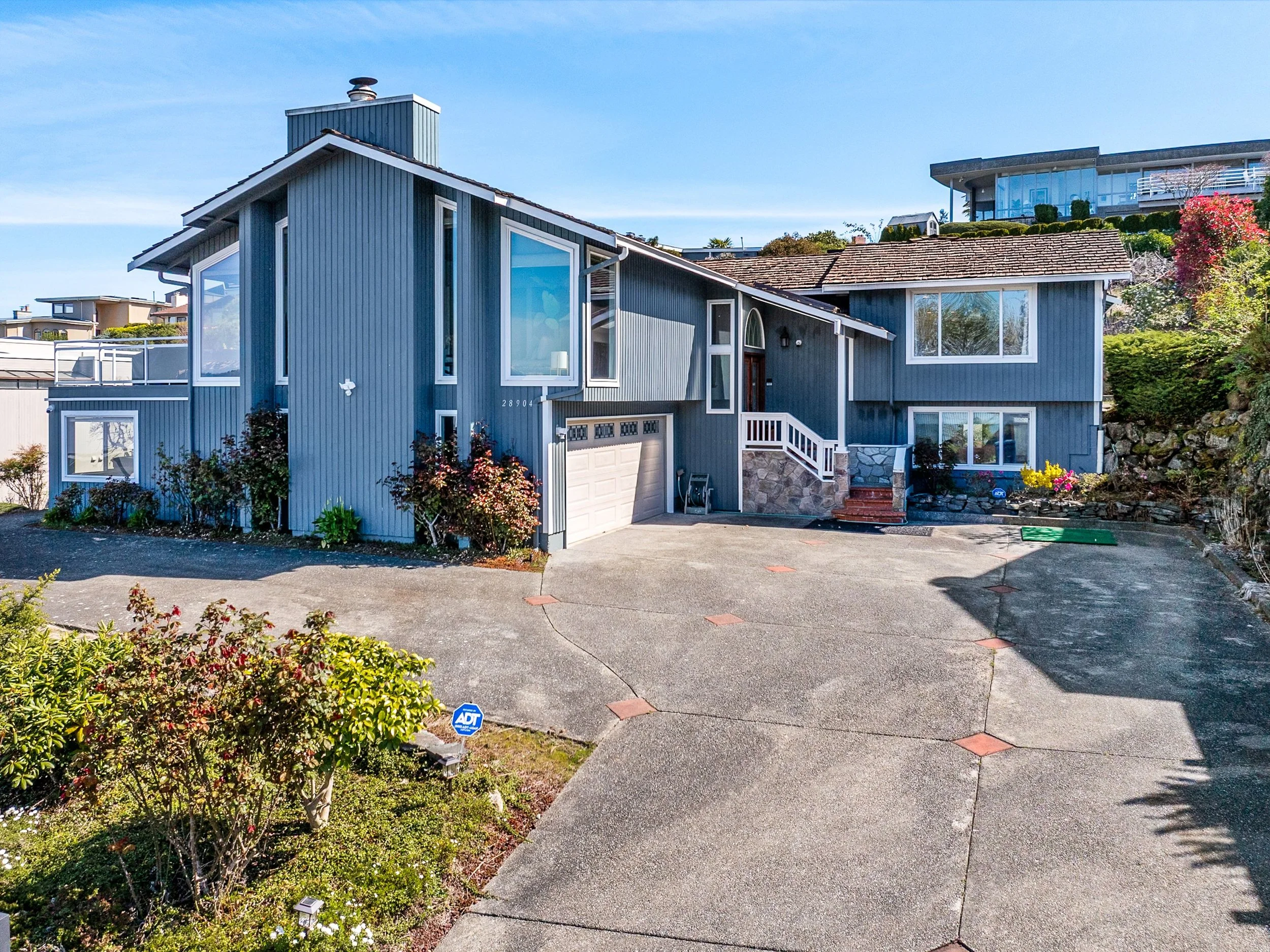 Mid-Century A-Frame with Puget Sound &amp; Olympic Mountain Views in Marine Hills