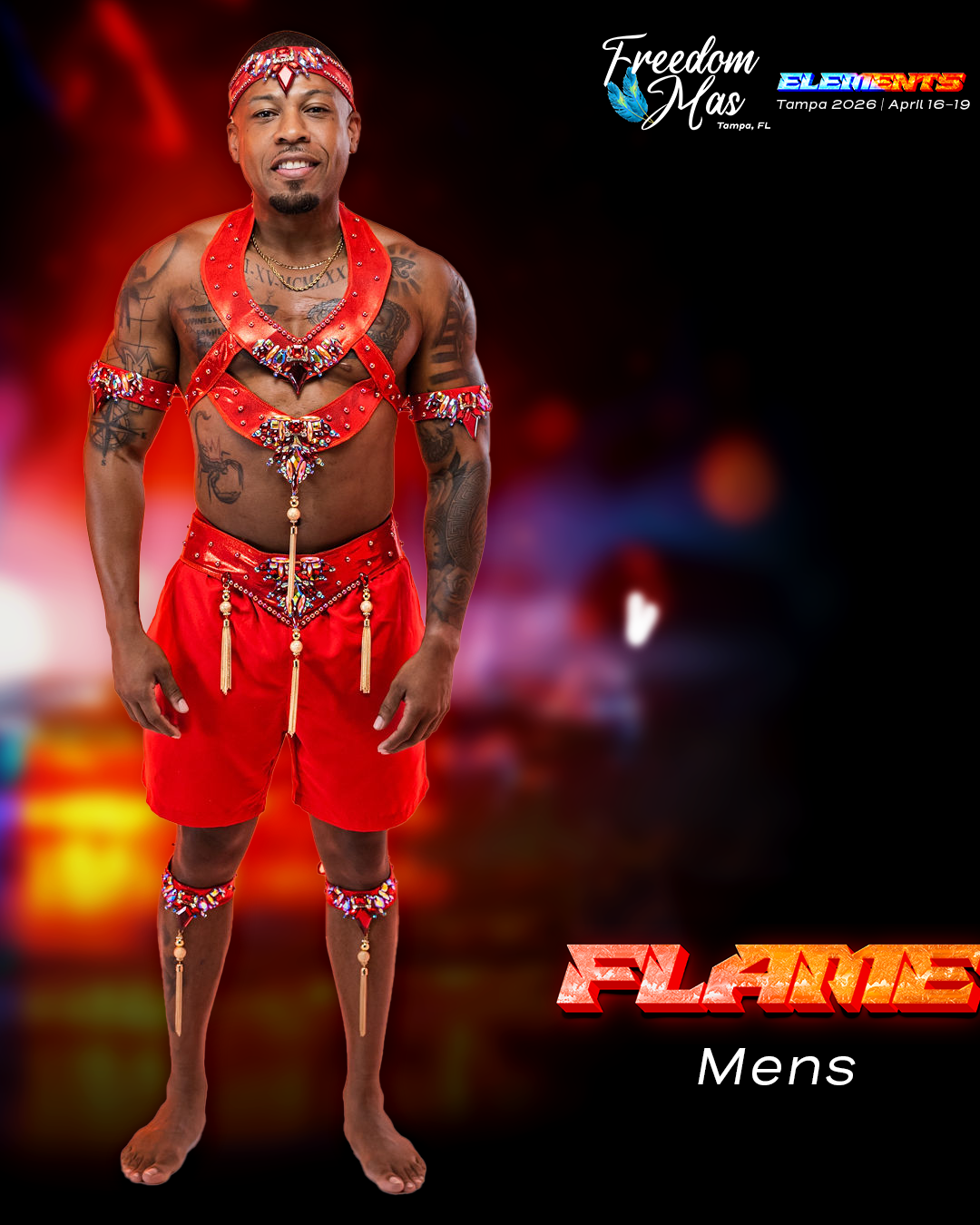 FLAME - MENS COSTUME (March)
