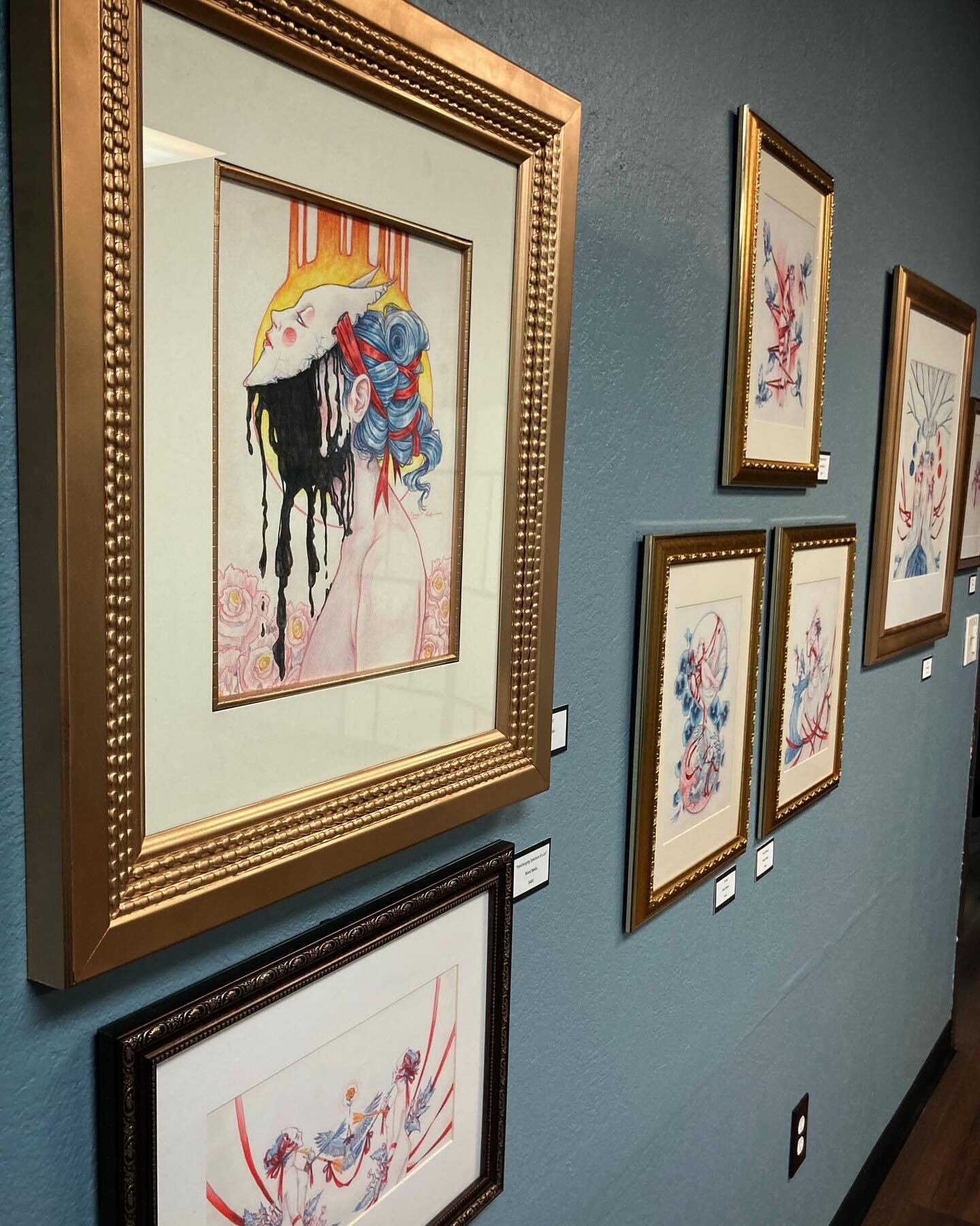 Just a reminder that a great majority of my original, traditional work is still currently on display in the gallery @sacredninetattoo in South #Sacramento / #elkgroveca &ndash; til 5/12!

Nothing would mean more to me than seeing these fragments of m