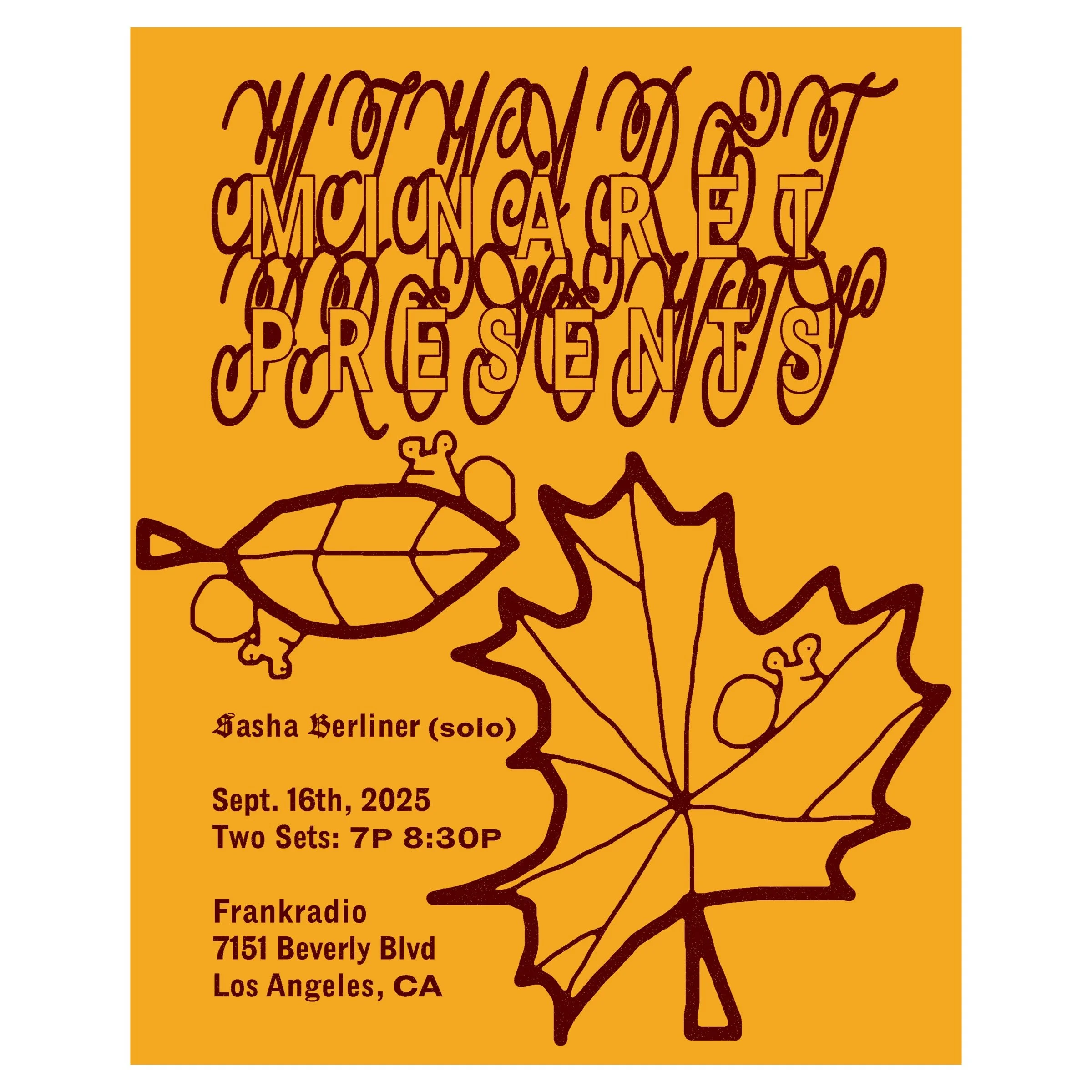 Sasha Berliner (Sept 16, LA)