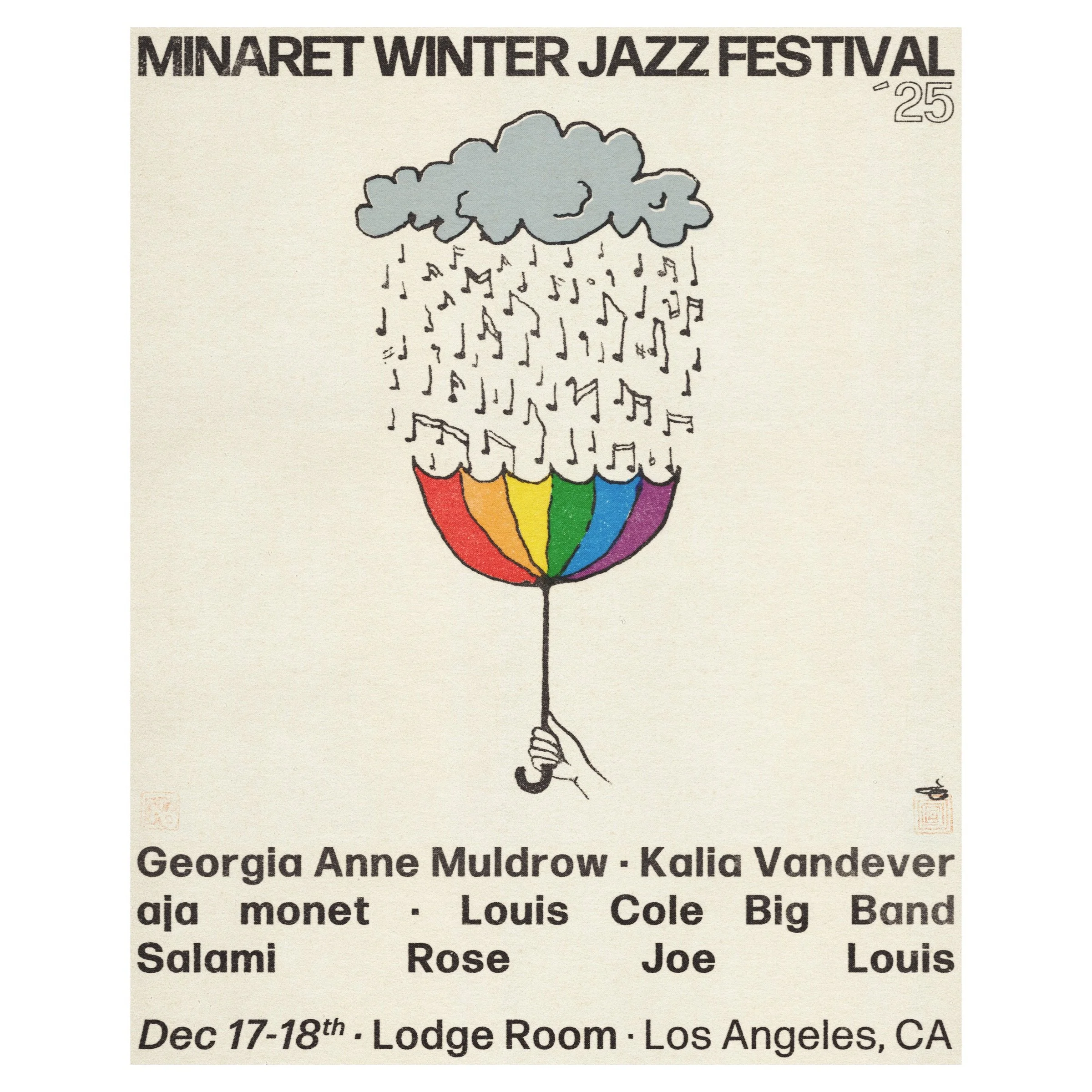 MINARET WINTER JAZZ FESTIVAL 2025 (December 17-18, LA)