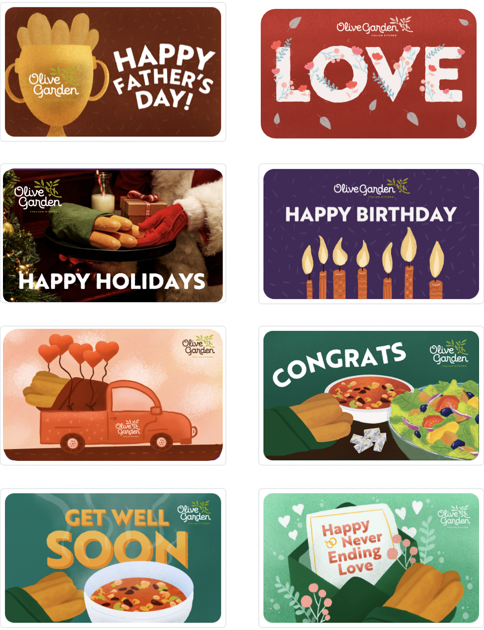 eGift Card Creative - Art Direction
