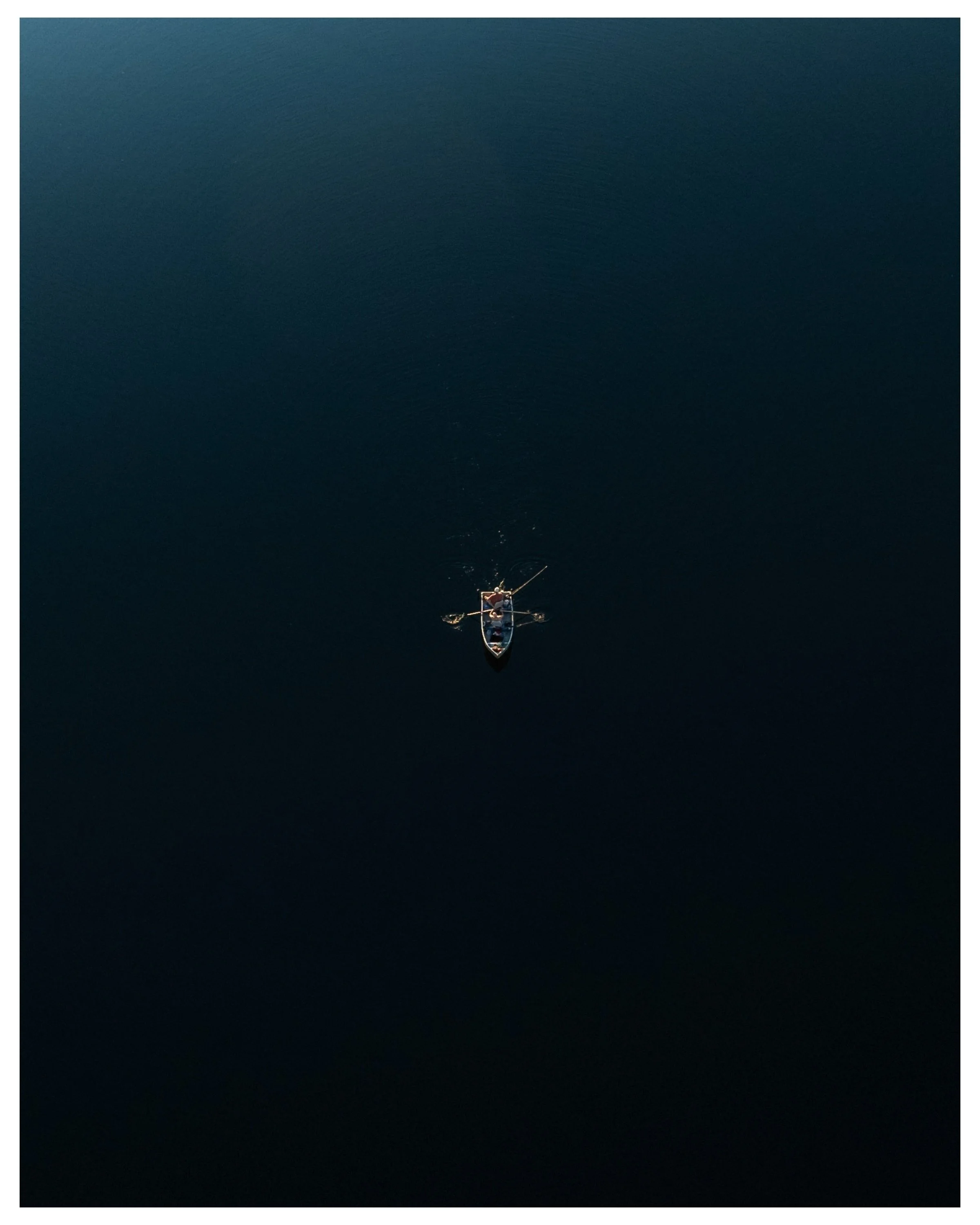 Big blue // Captured a pure moment during a beautiful blue hour fishing trip 🎣