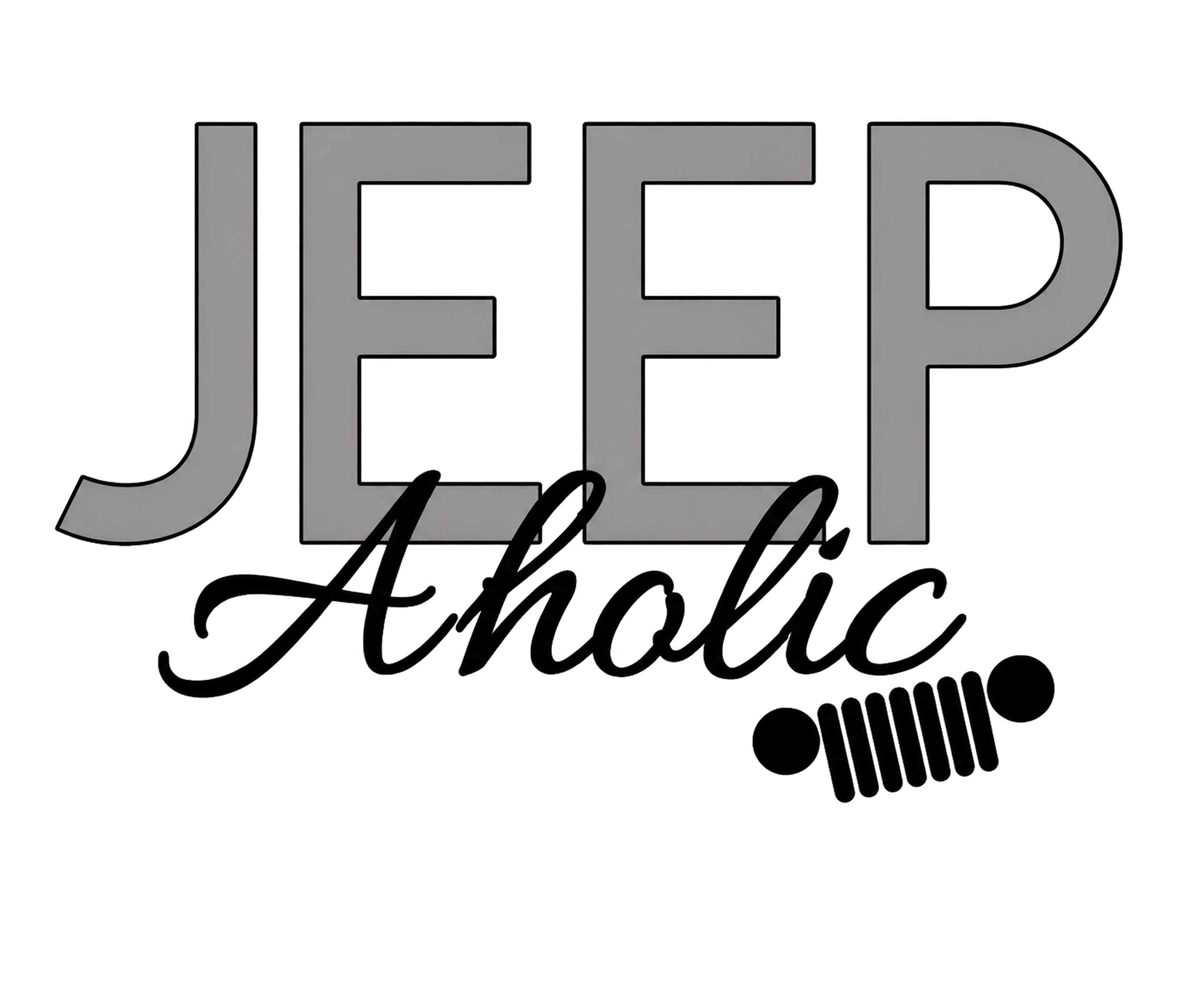 Jeep aholic png sublimation printing, downloadable file