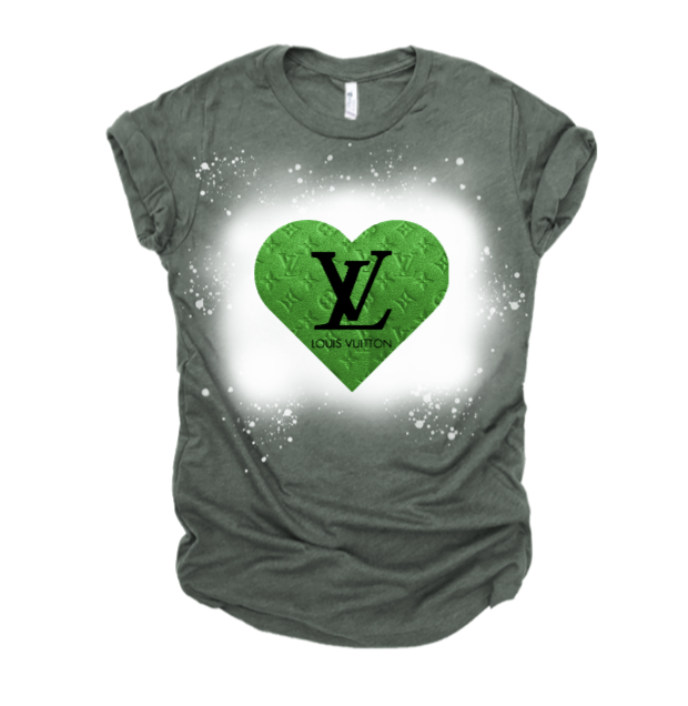 Green Designer Heart  png