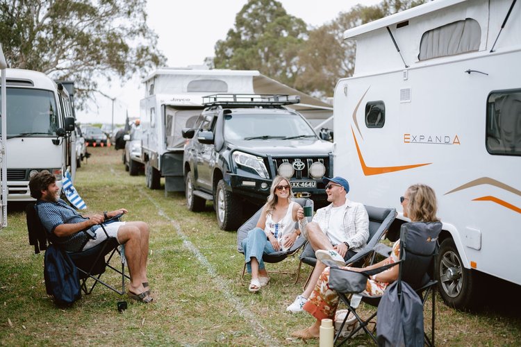Inside a bell tent in Tent City
