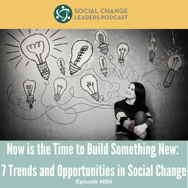 Episode #054: Now is the Time to Build Something New: 7 Trends and Opportunities in Social Change