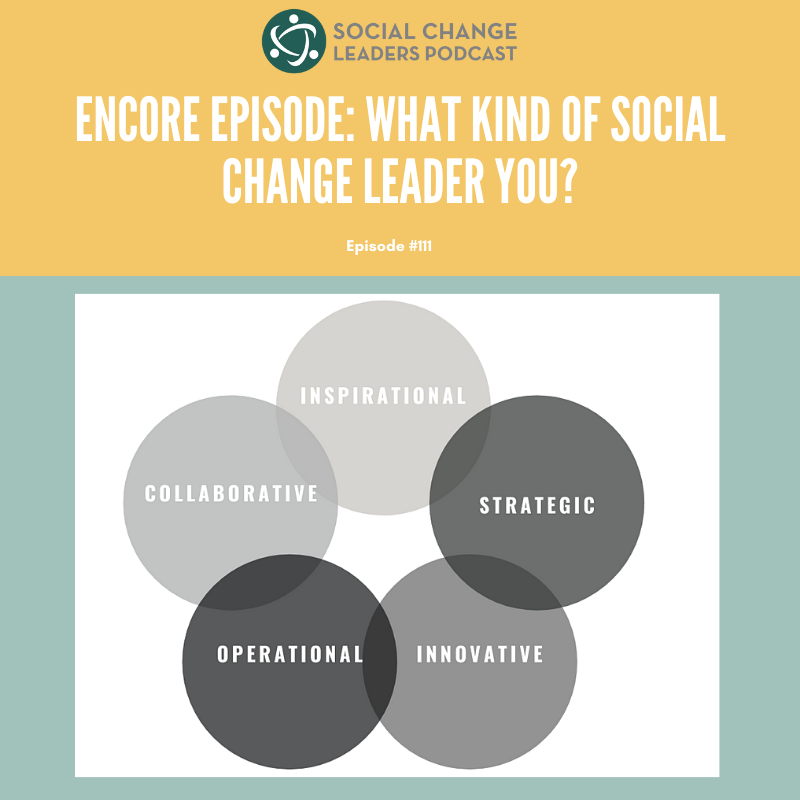 Ep. #111: Encore Episode: 5 Types of Social Change Leaders