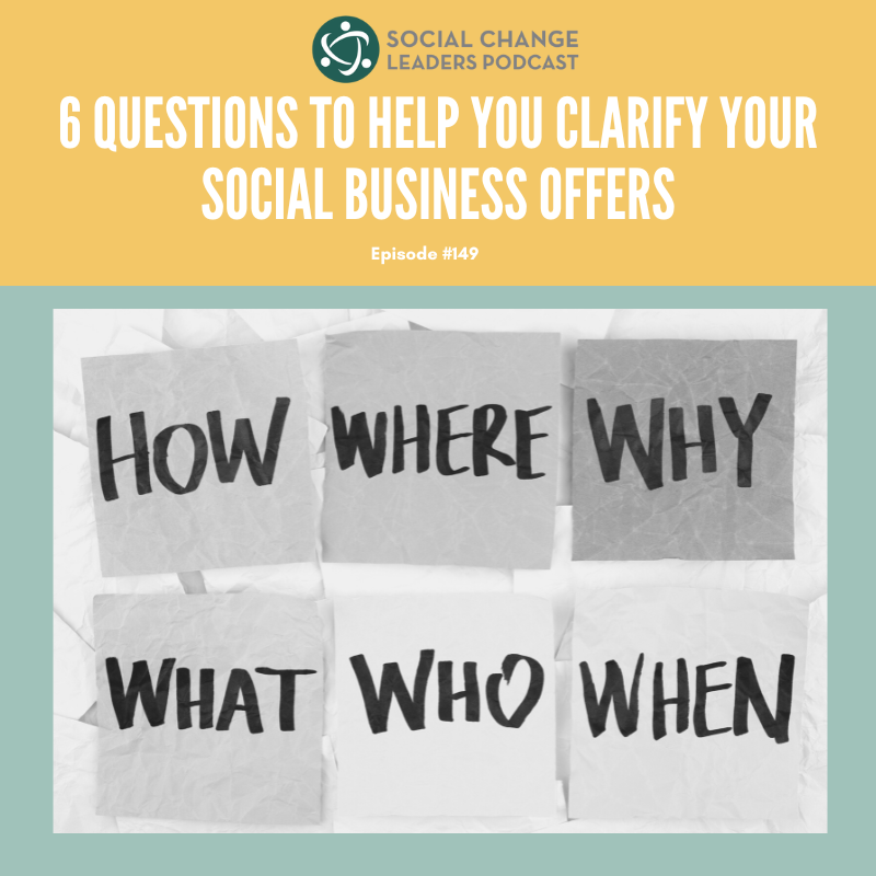 Ep. #149: 6 Questions to Help You Clarify Your Social Business Offers