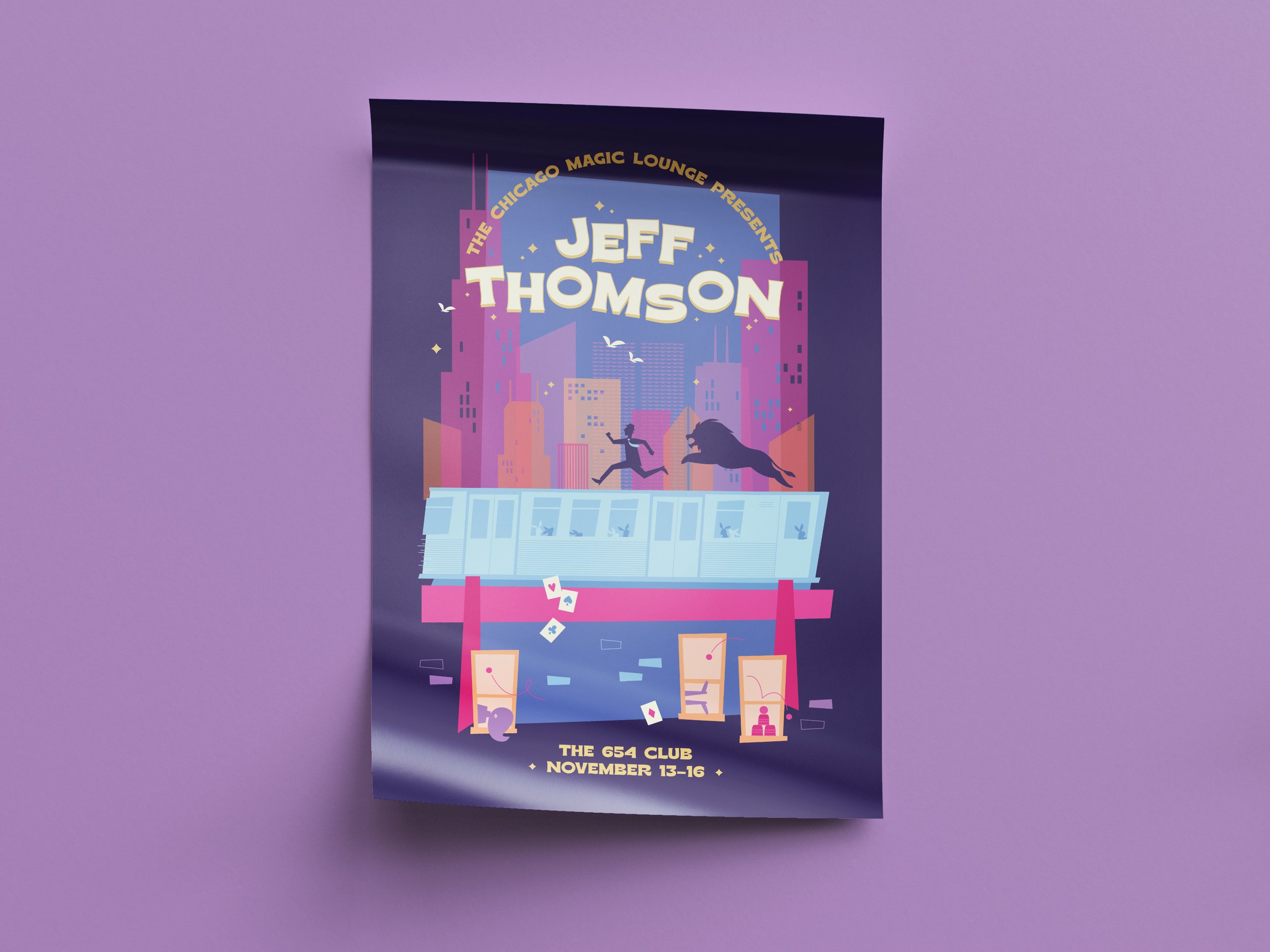 Magician Jeff Thomson Poster Design