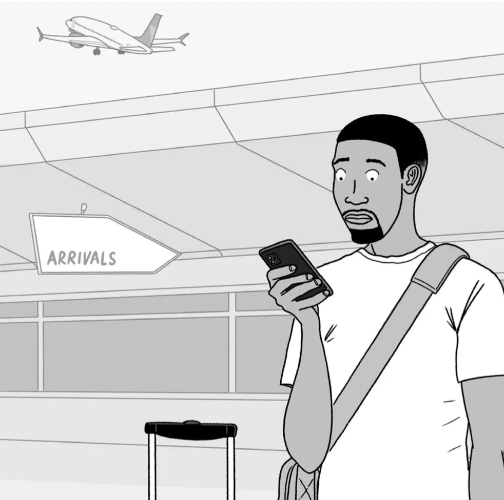 Airport Taxi - For The New Yorker