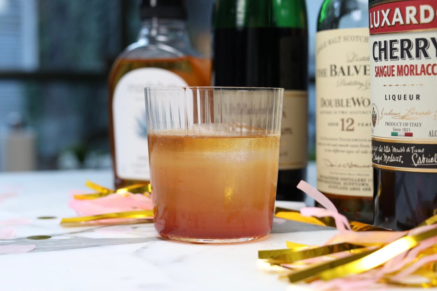 THE WASHINGTON SQUARE - a new scotch cocktail Britt invented!⁠
⁠
This is named after our play.  So, what is Washington Square? Creaking floorboards, smoky, fires, storied things... something to sip and slowly enjoy.⁠
⁠
&quot;Celebrate Good Times: Coc