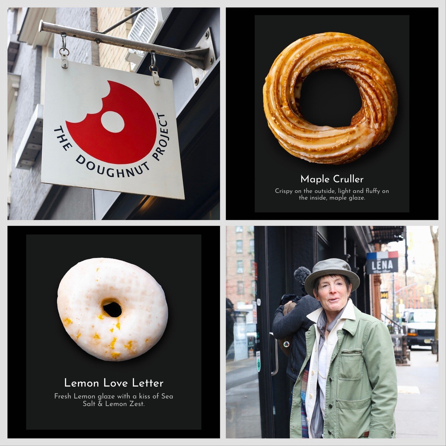 The Doughnut Project. This place is the BOMB! Maybe someday we can do a collaboration. 🤔 🍩 (I like The  Cruller!)⁠
⁠
From our &quot;West Village Walkabout!&quot; episode - direct link in bio.⁠
⁠
Photos by @reggiebets⁠ and @thedoughnutproject⁠