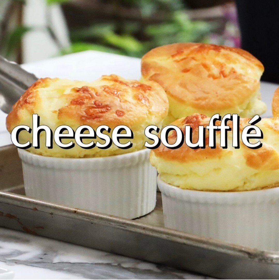 Hey, Hey! It's National Cheese Souffl&eacute; Day! It's so delicious. It's such a delightful lunch or supper. It's not that fragile, it's not that scary and... it's really DELICIOUS!⁠
⁠
From our &quot;Cheese Souffl&eacute;&quot; episode from 2021!  F