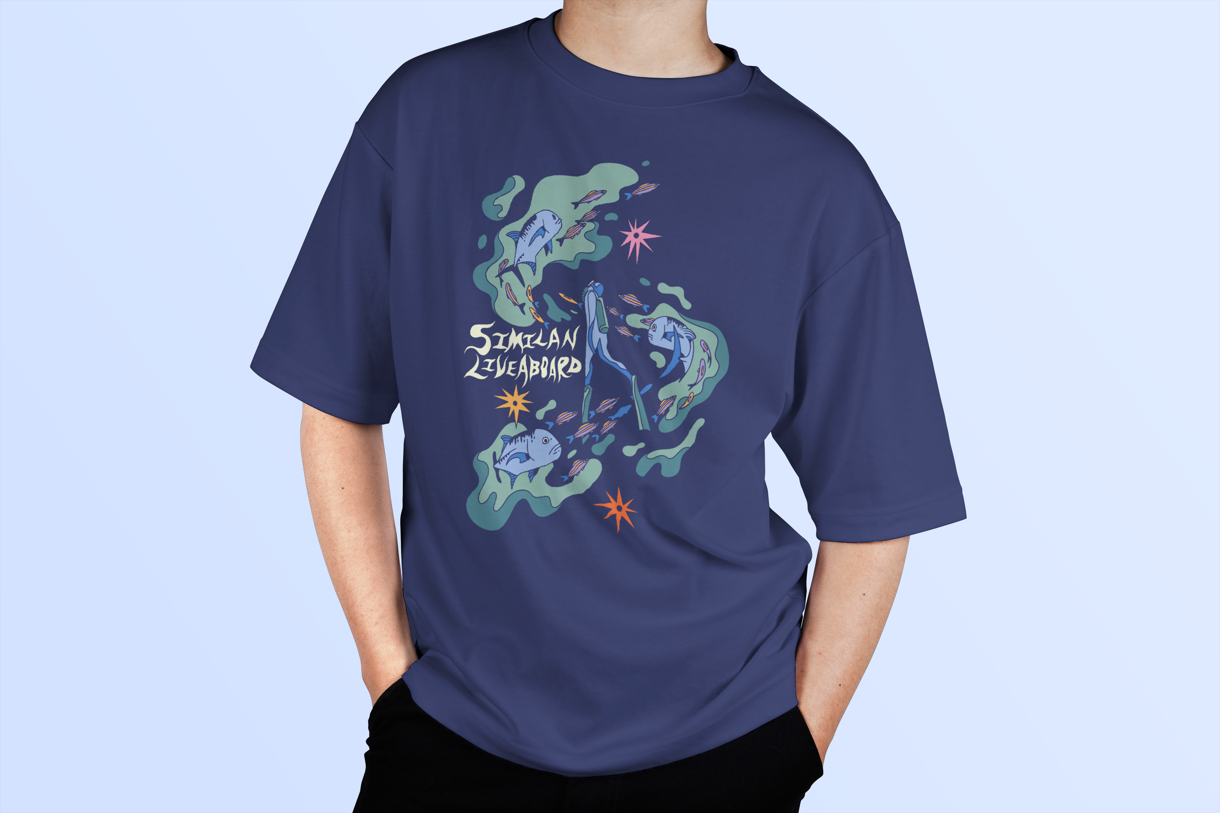Similan Liveaboard T-Shirt Design