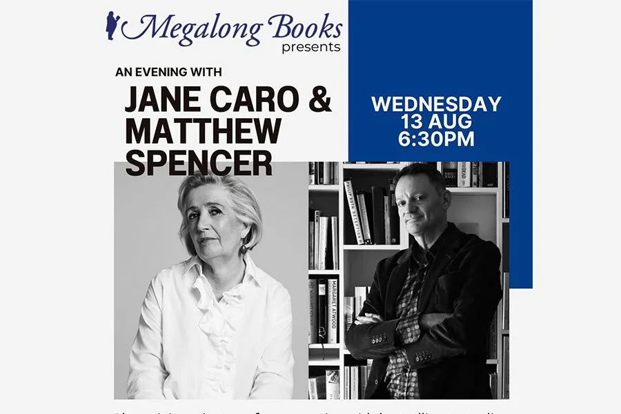 POSTPONED | An Evening with Jane Caro and Matthew Spencer