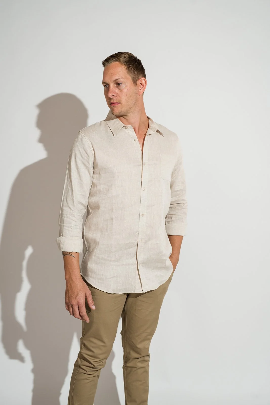 Mens Linen Shirt