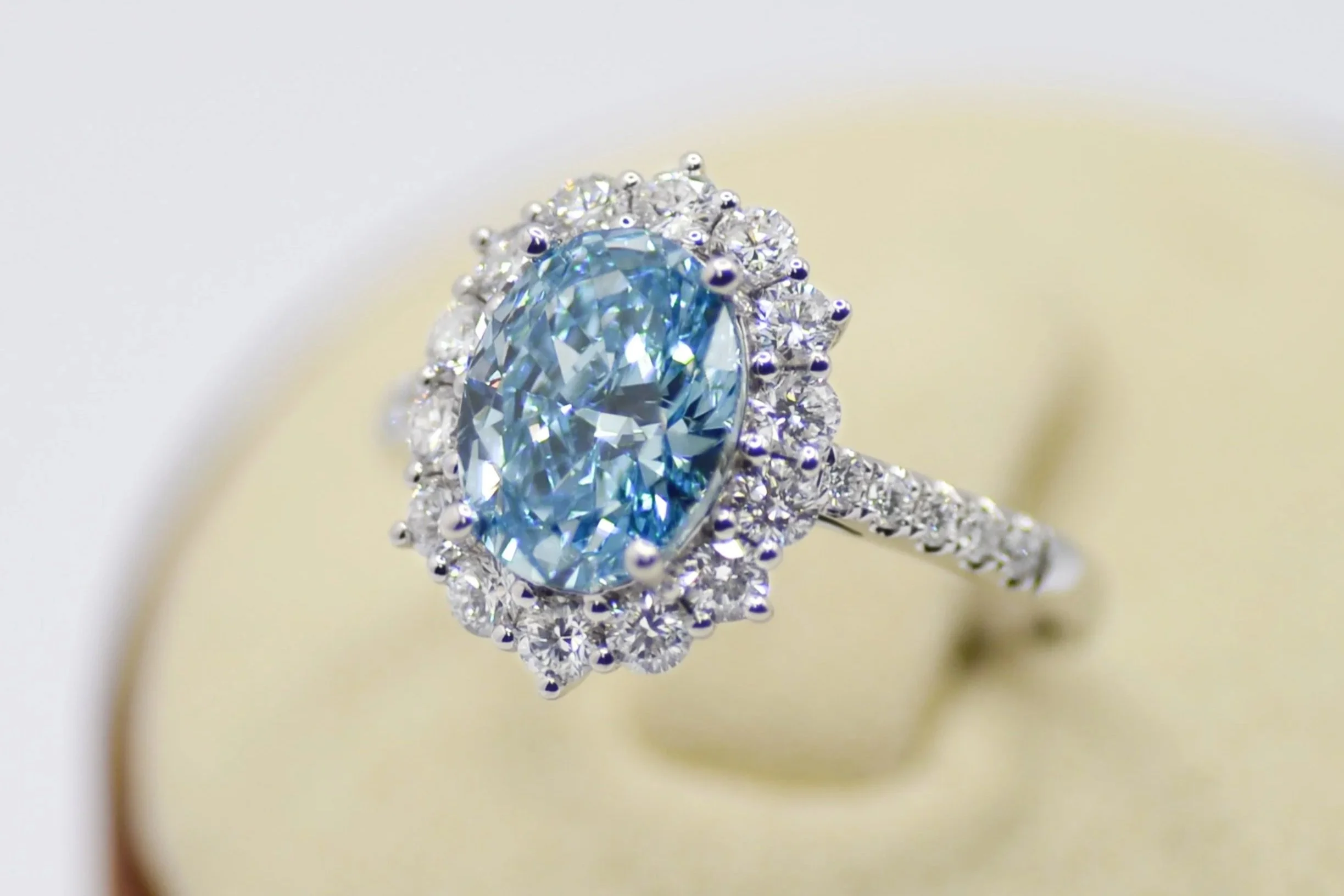 EverDear™️Halo Setting Diamond Ring