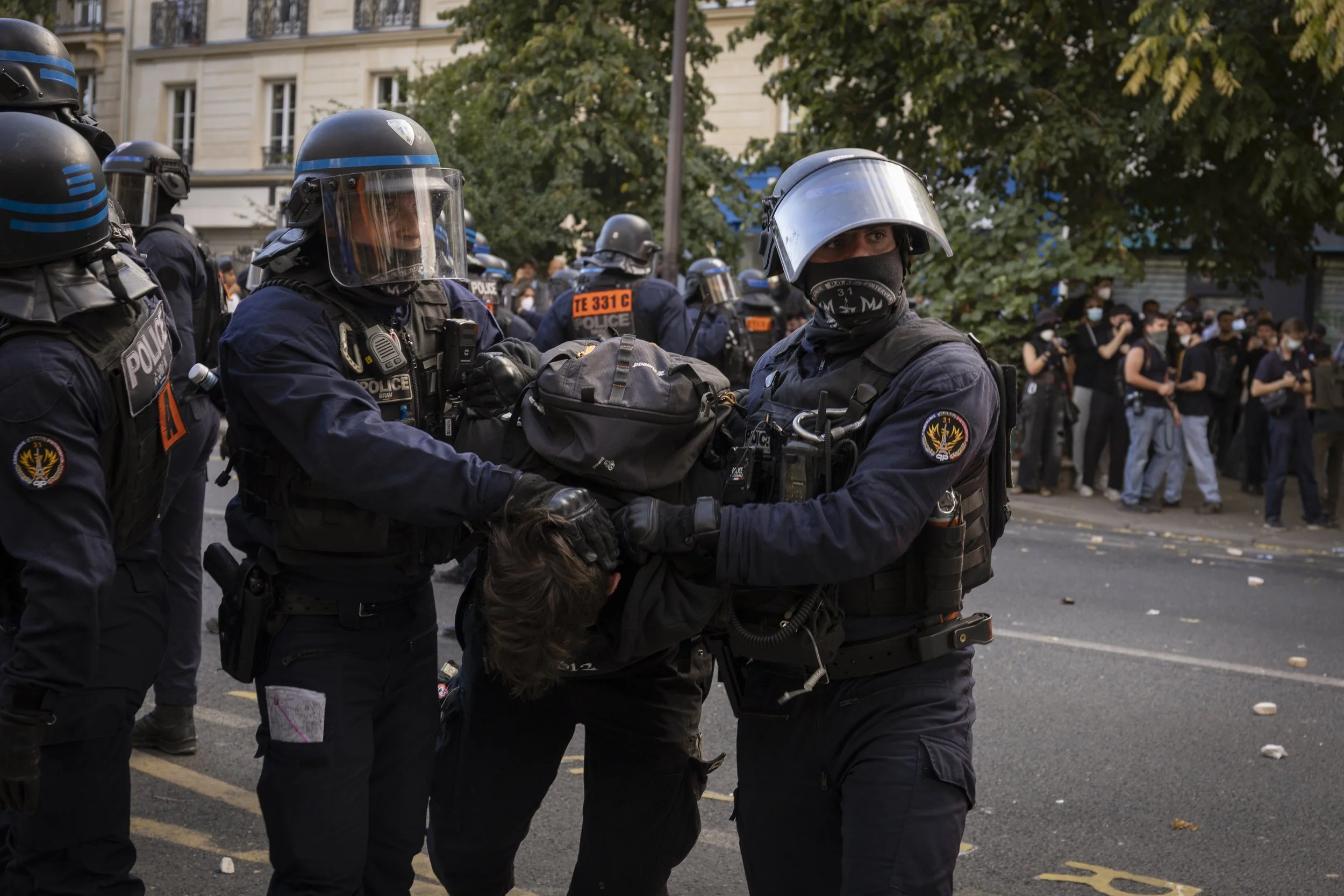 La jeunesse mobilisée face à la répression policière : récit d’une après-midi sous tension